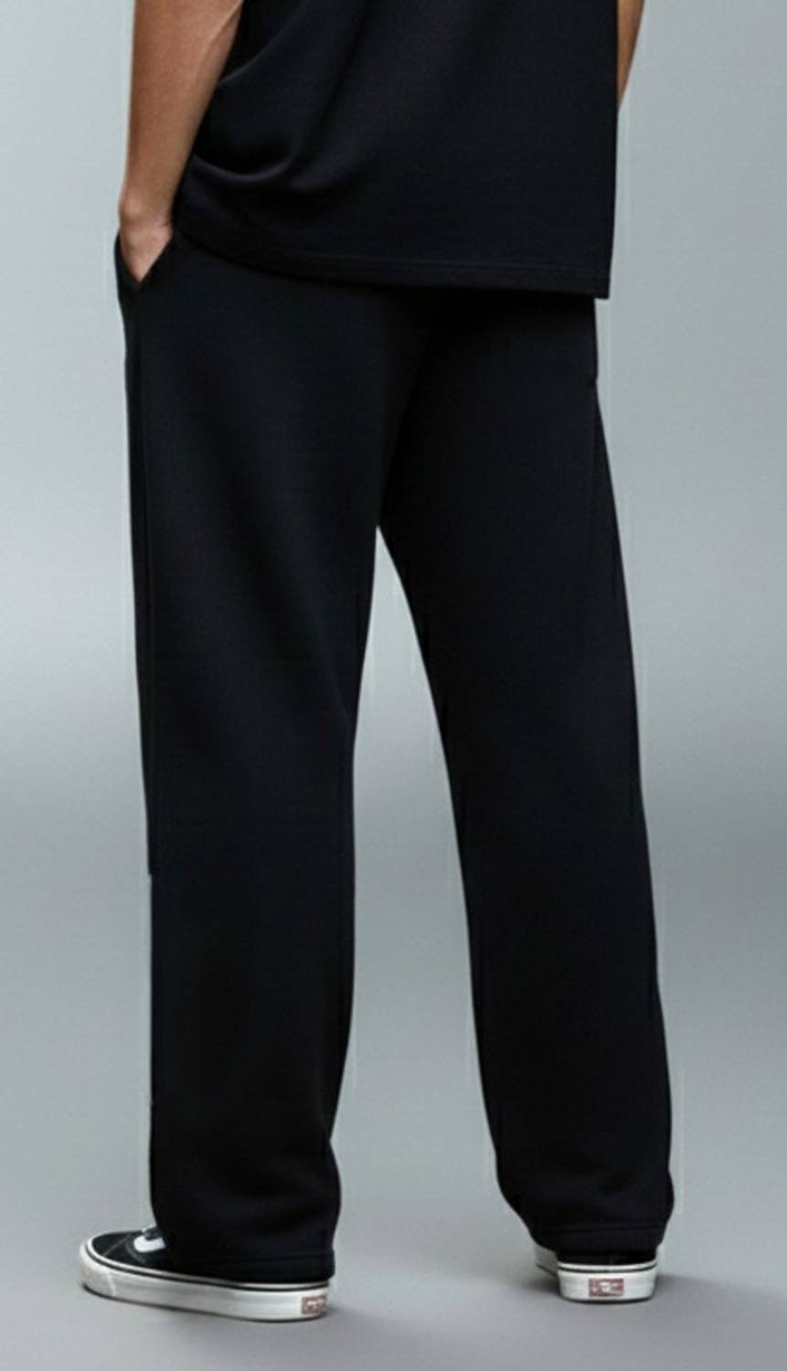 ZEN1FASHION Men Black Track Pants - Image 2