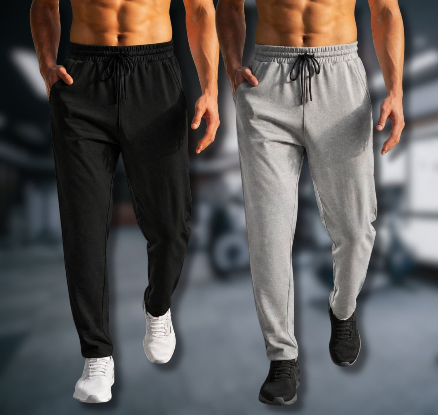 Image of TENRUN Solid Men Multicolor Track Pants