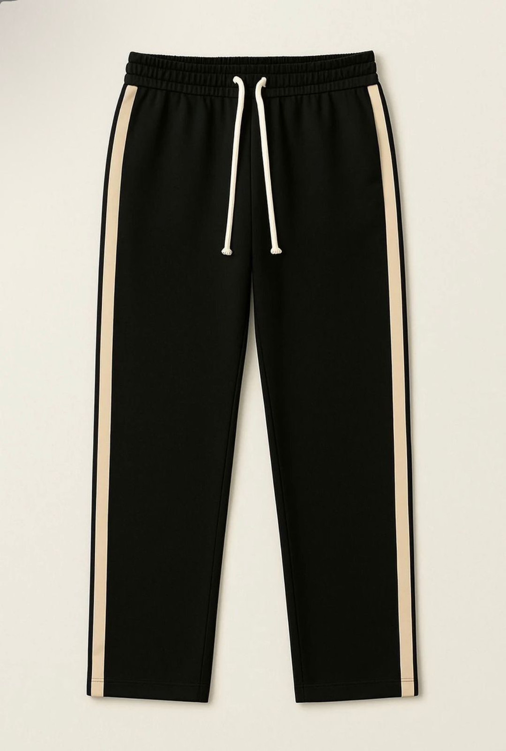 Image of KEESUN Solid Men Black Track Pants