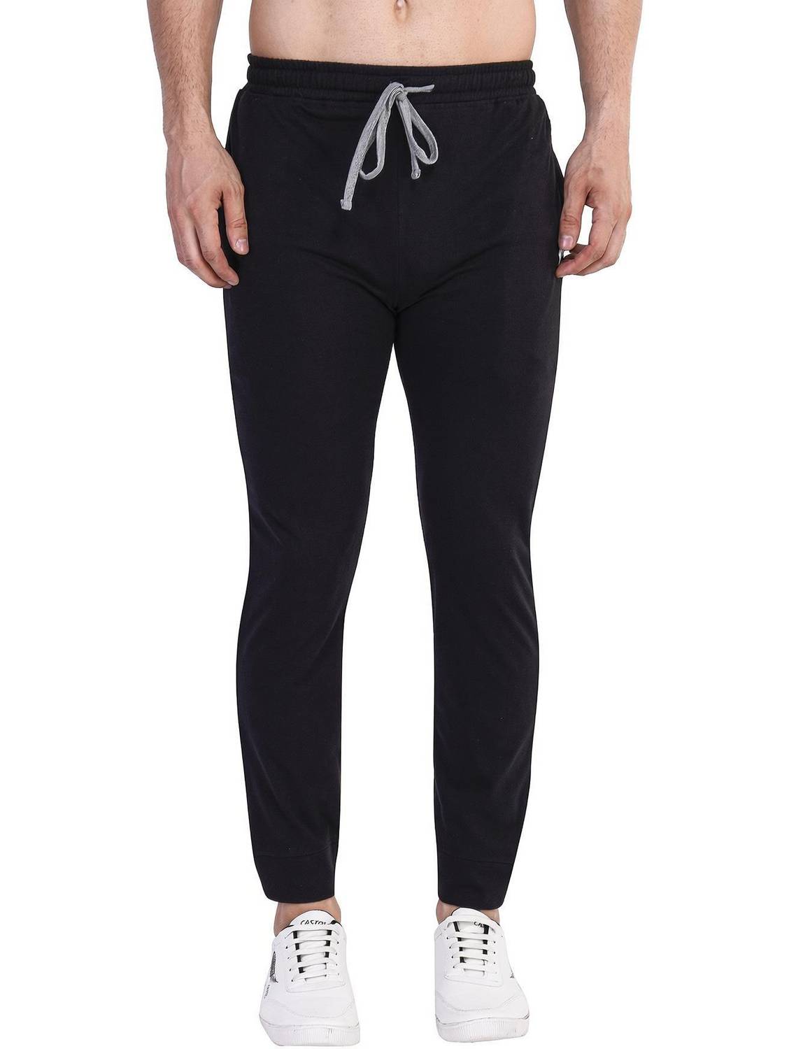 Boscage with device Solid Men Black Track Pants