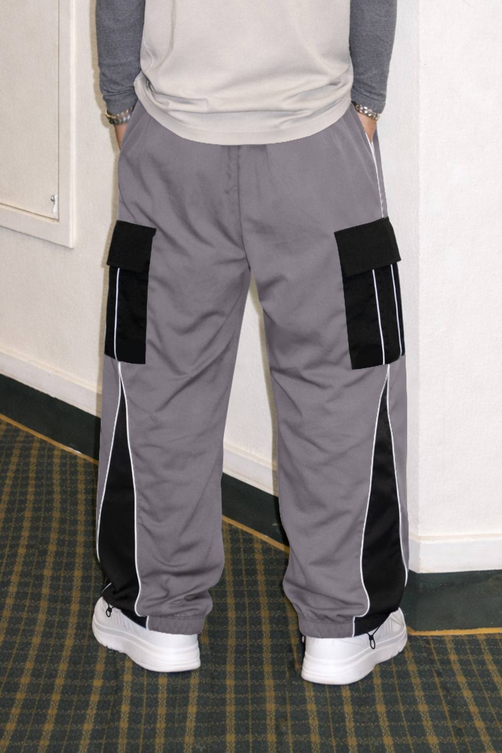 FTX Men Grey Track Pants - Image 2