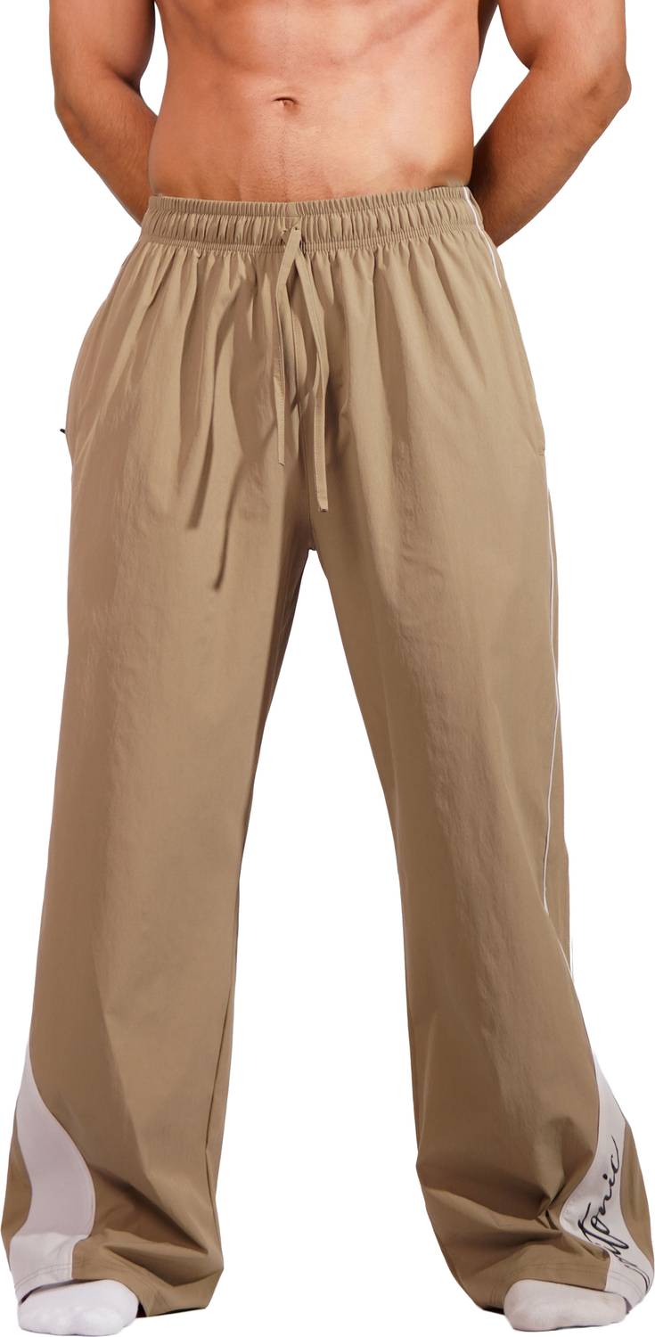 COITONIC Printed Men Brown Track Pants - Image 1