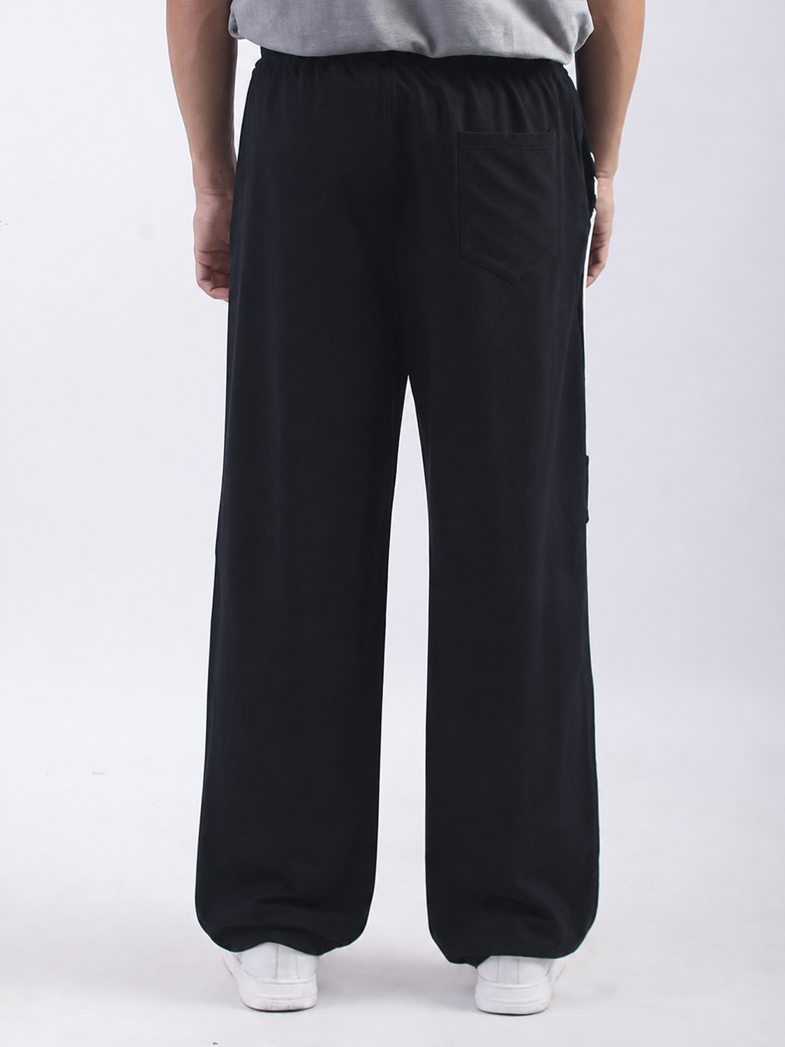 Image of MANIAC Striped Men Black Track Pants