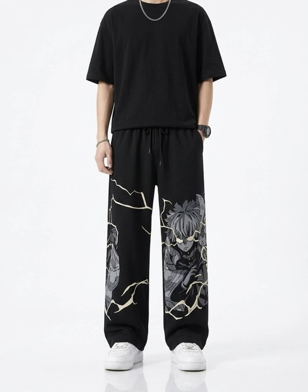 ZyloFit Men Black Track Pants - Image 3