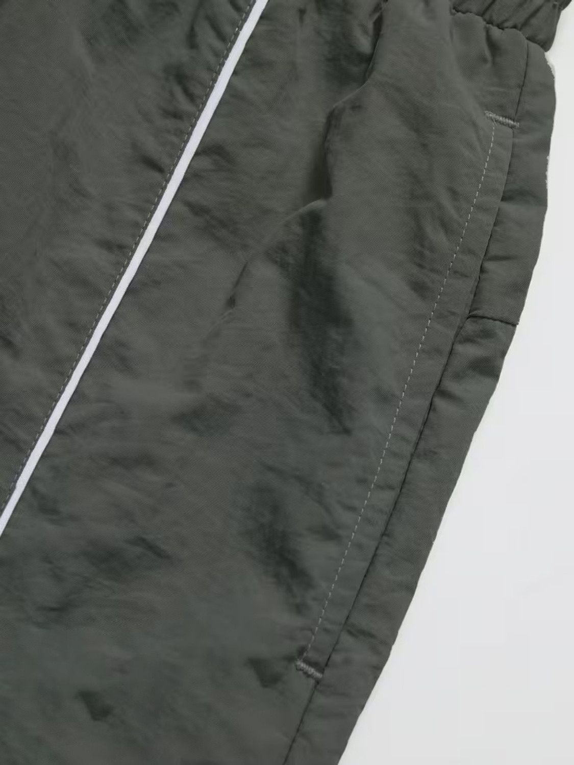 Image of Povaxpo Printed Men Grey Track Pants