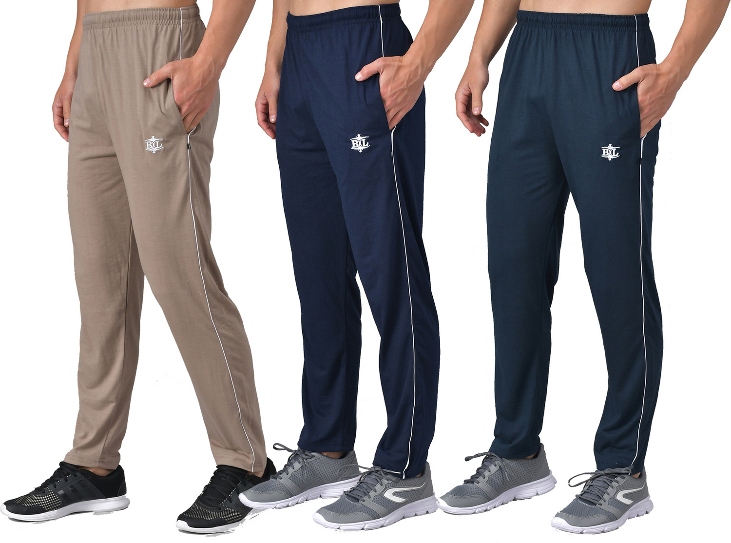 Image of ASDF Printed Men Multicolor Track Pants