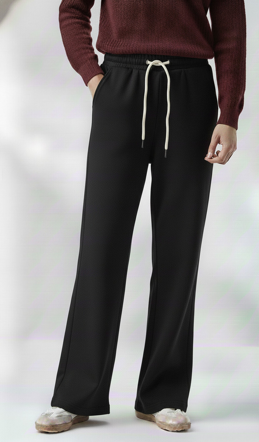 Image of Dockstreet Loose Fit Men Multicolor Trousers