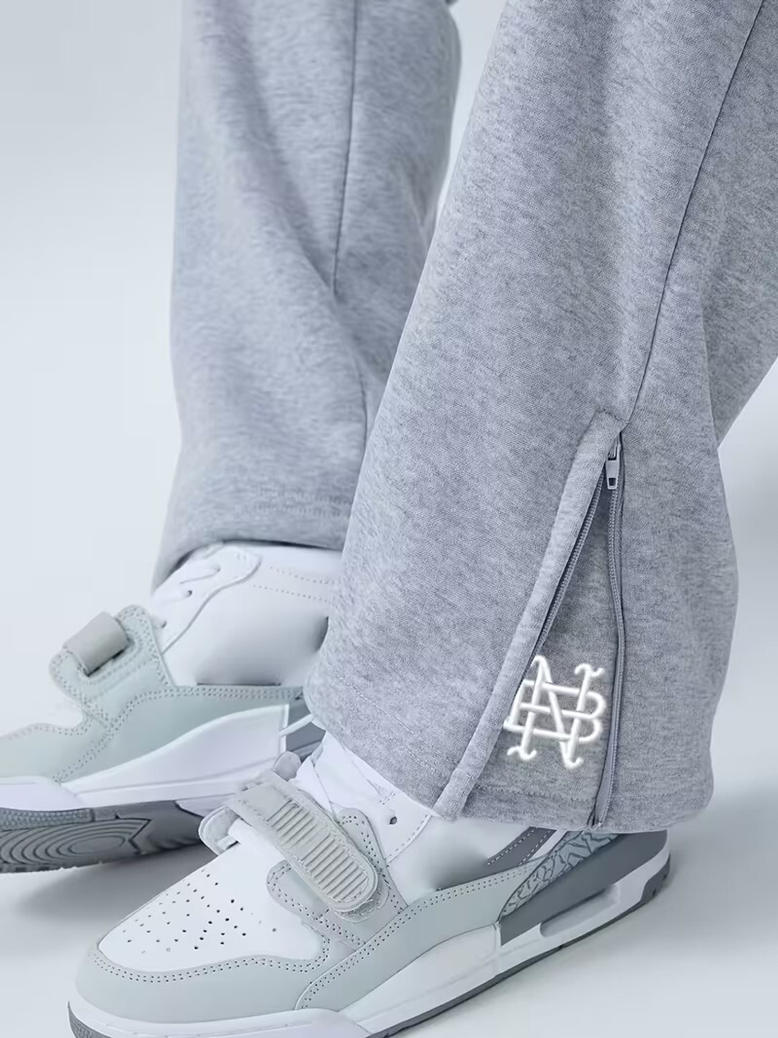 Image of METRONAUT Self Design Men Grey Track Pants