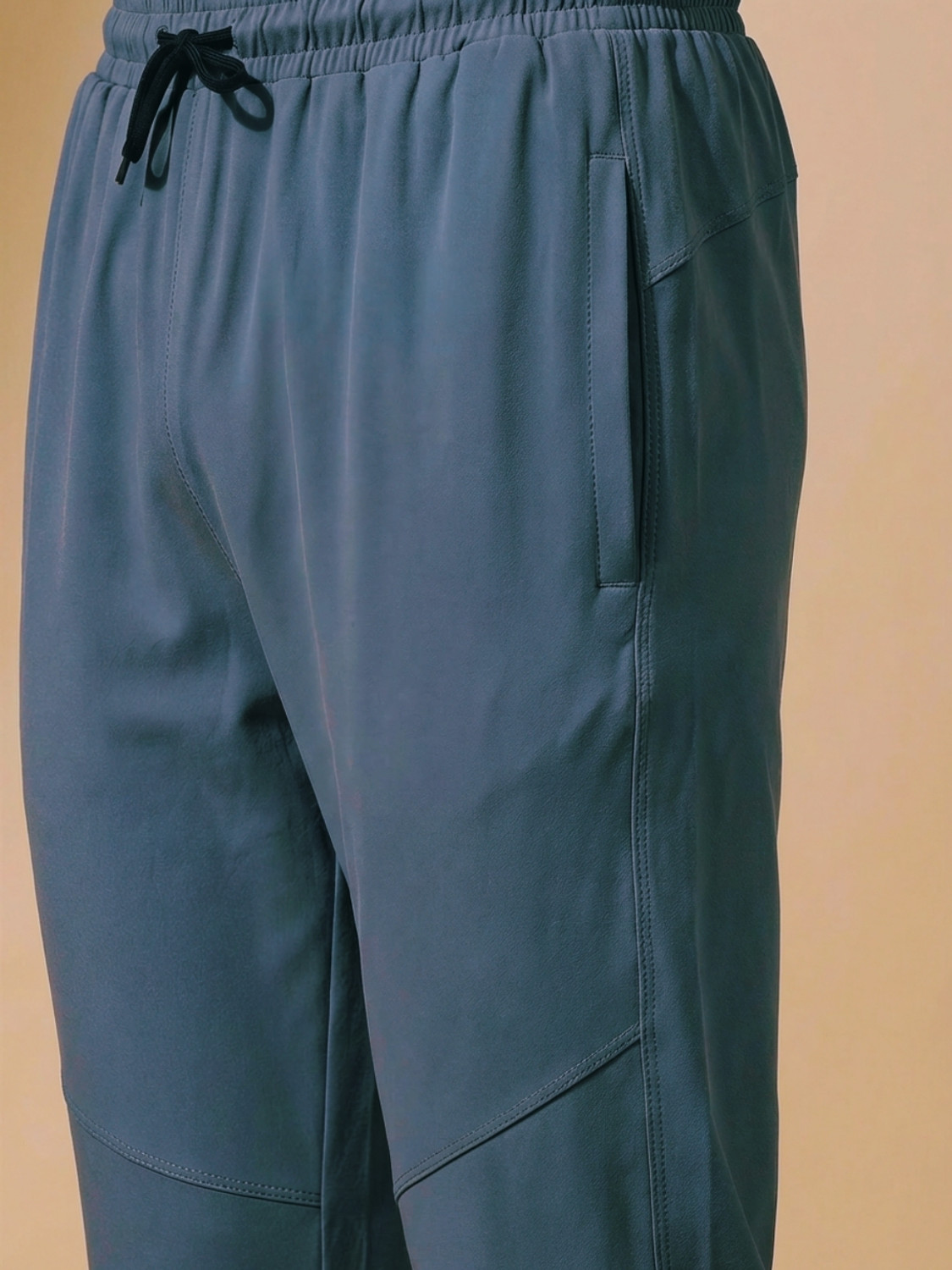 Image of TOXA Solid Men Grey Track Pants