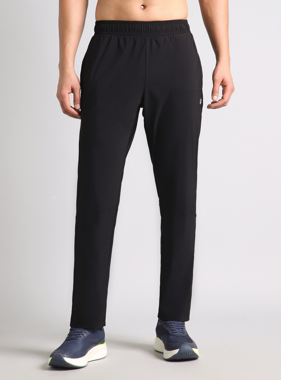 Image of Cult Solid Men Black Track Pants
