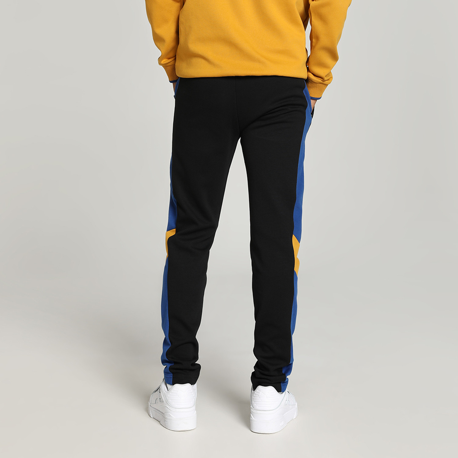 Image of PUMA Solid Men Black Track Pants