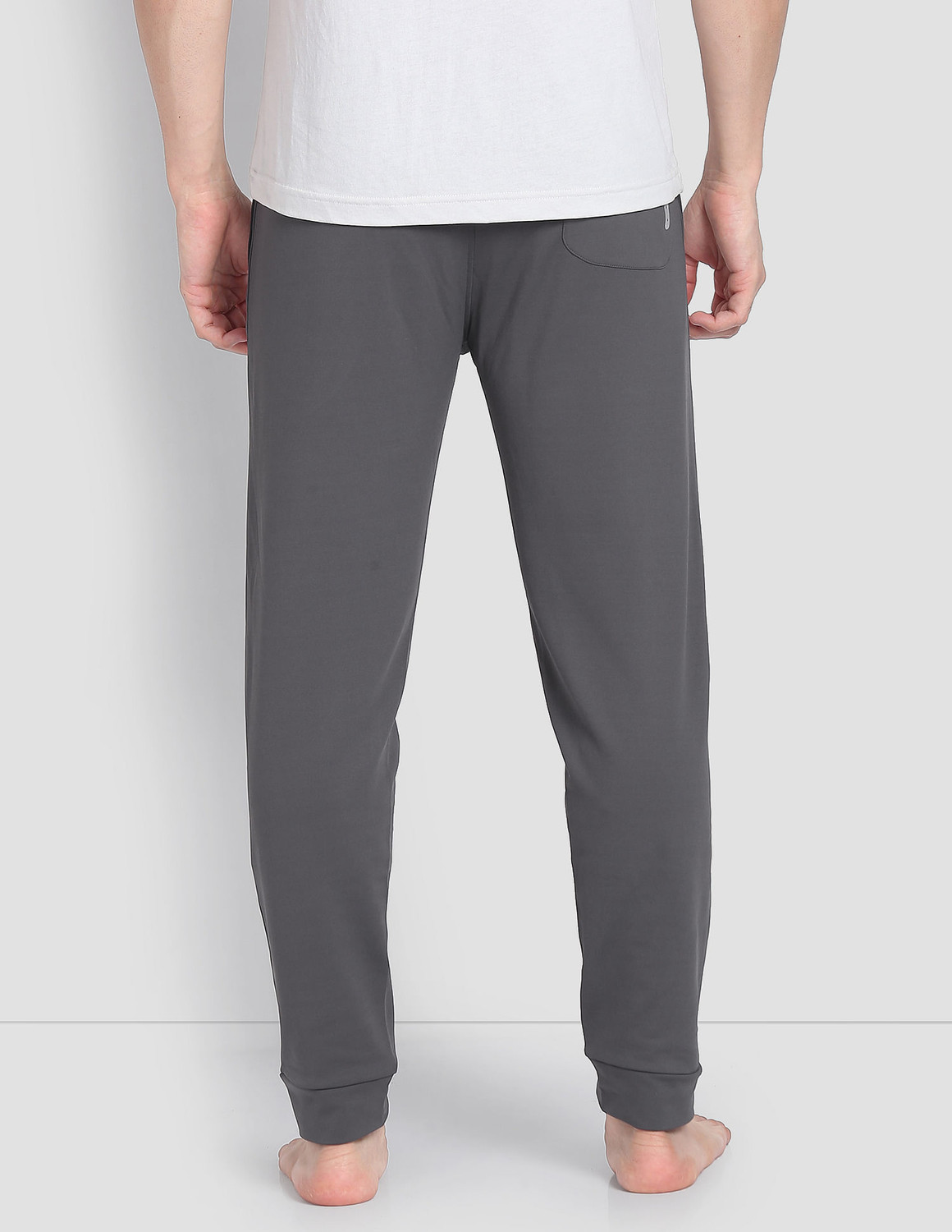Image of U.S. POLO ASSN. Men Solid Grey Track Pants