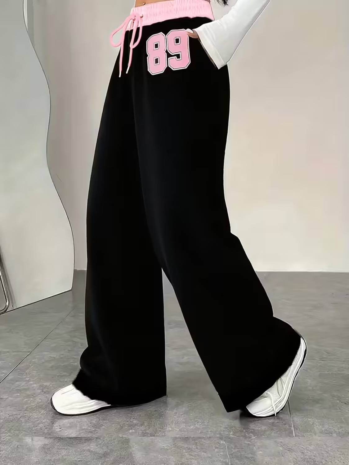 Clothmaster Printed Women Black Track Pants