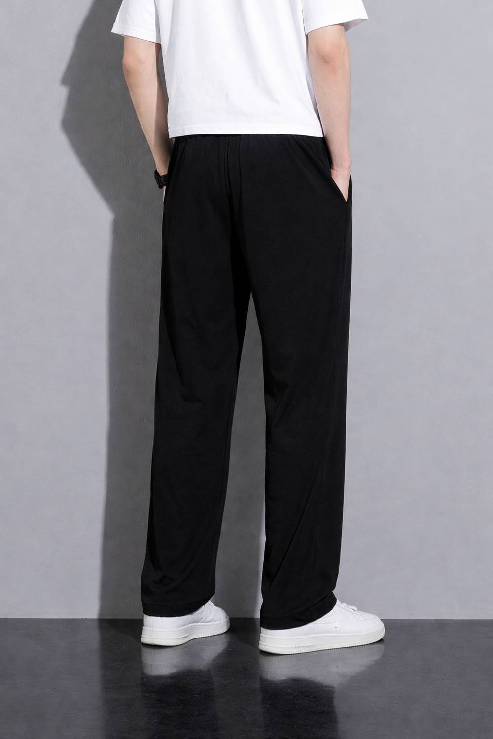 AVOLT Men Black Track Pants - Image 4