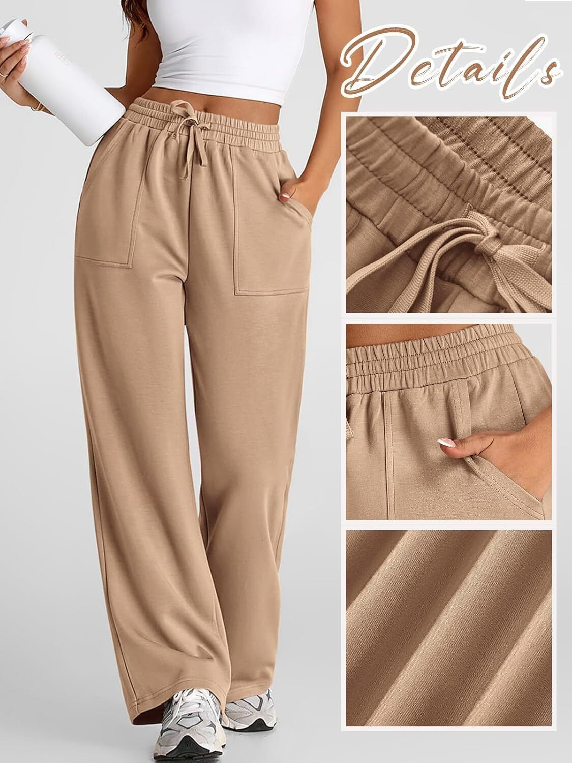 Image of Q-Rious Relaxed Women Beige Trousers