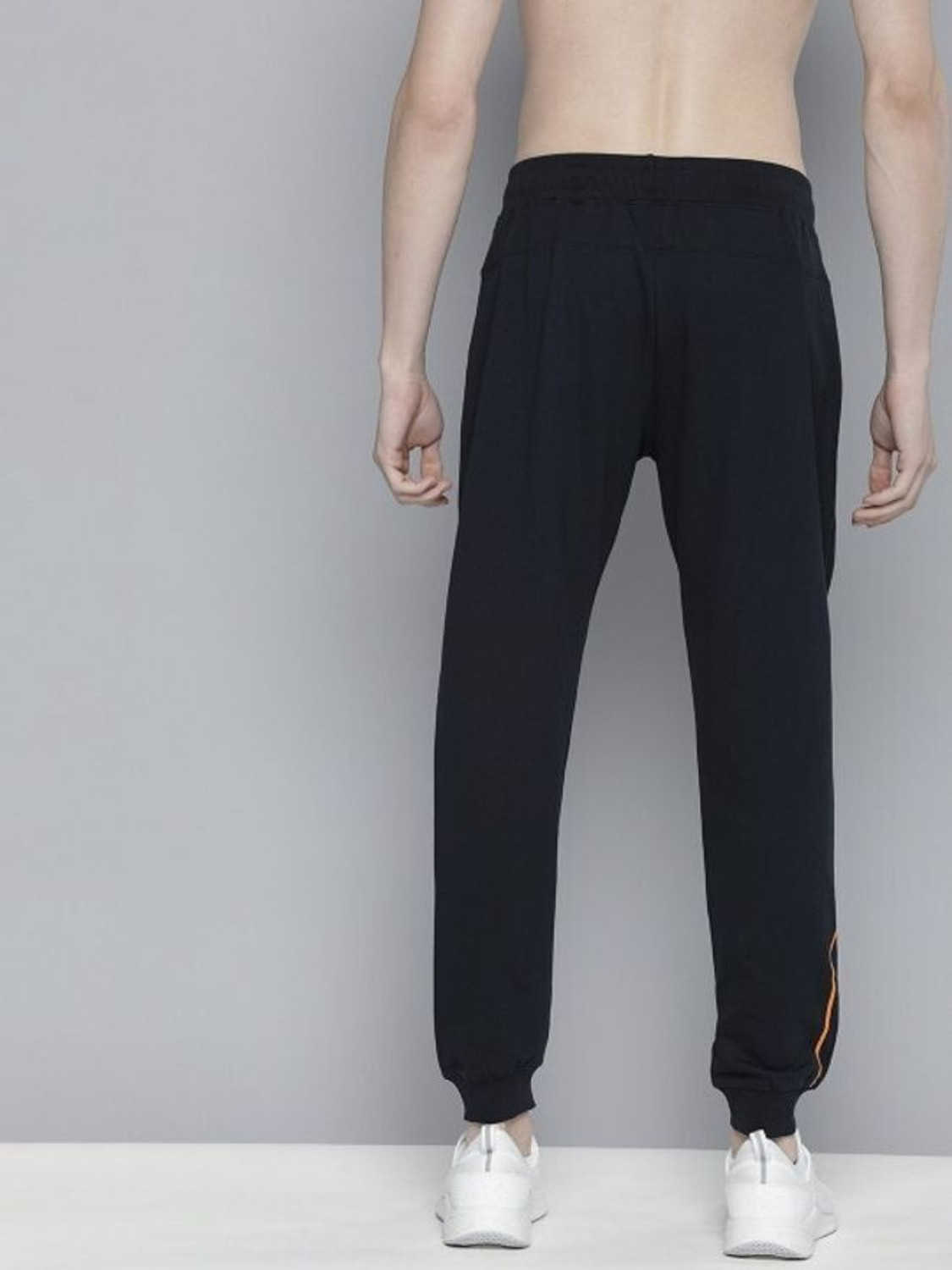 Image of HRX by Hrithik Roshan Solid Men Dark Blue Track Pants