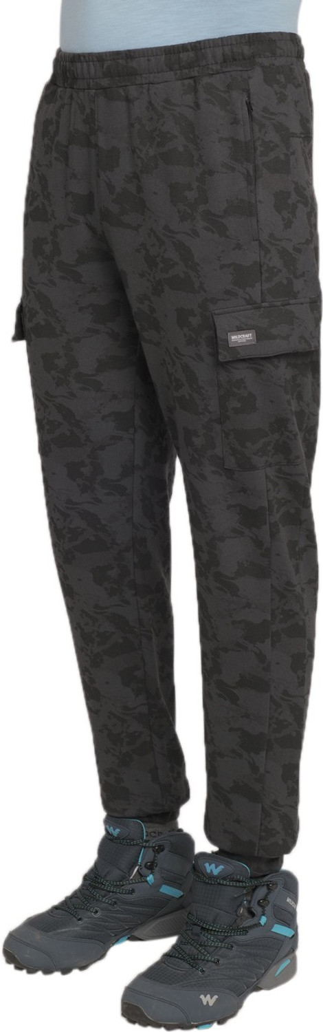 Image of Wildcraft Men Solid Black Track Pants