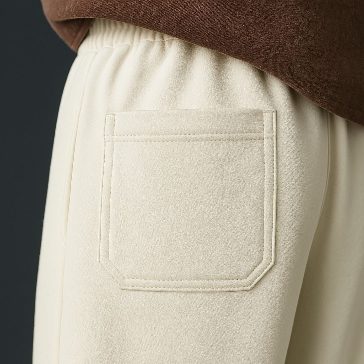 Image of NFTrenzify Striped Men Black, Beige Track Pants