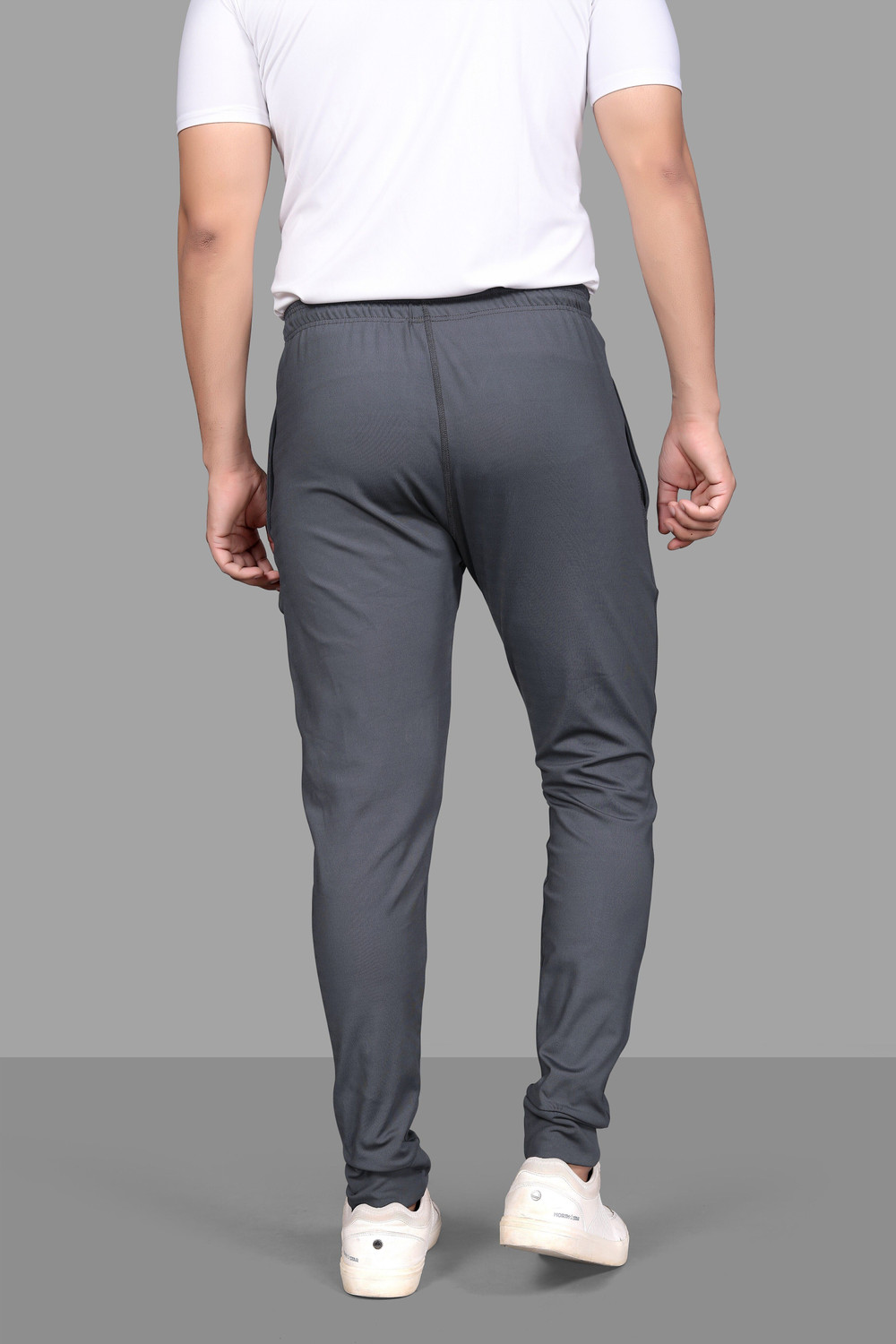 Image of VEYNIZ Solid Men Black, Grey Track Pants