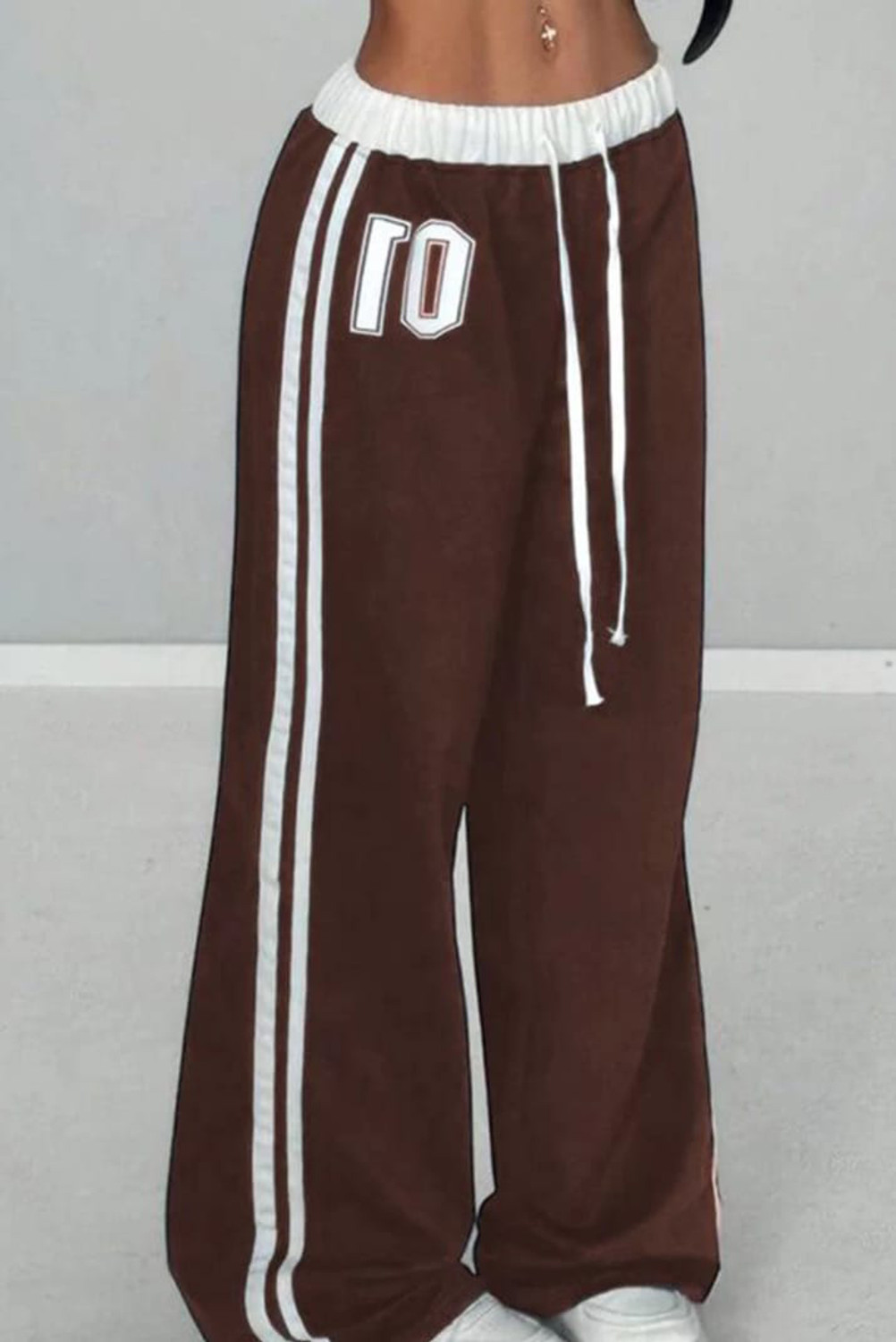 Image of Clothmaster Striped Women Multicolor Track Pants