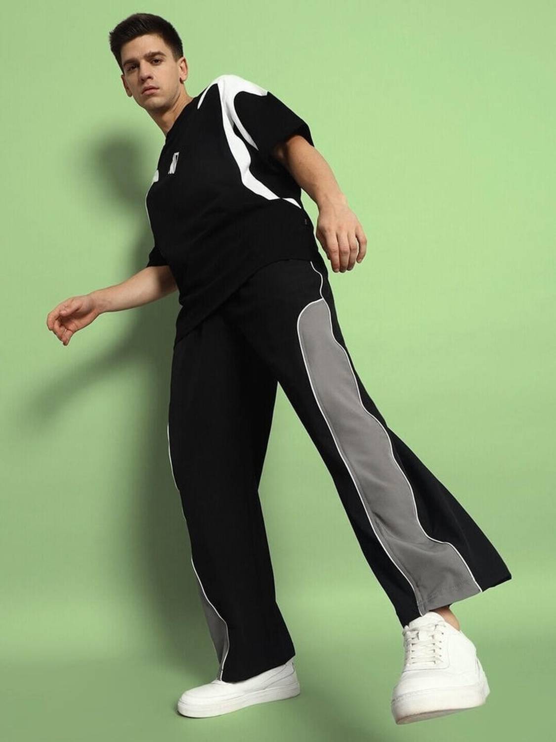COMBRAIDED Comfort Fit Men Black Trousers - Image 5