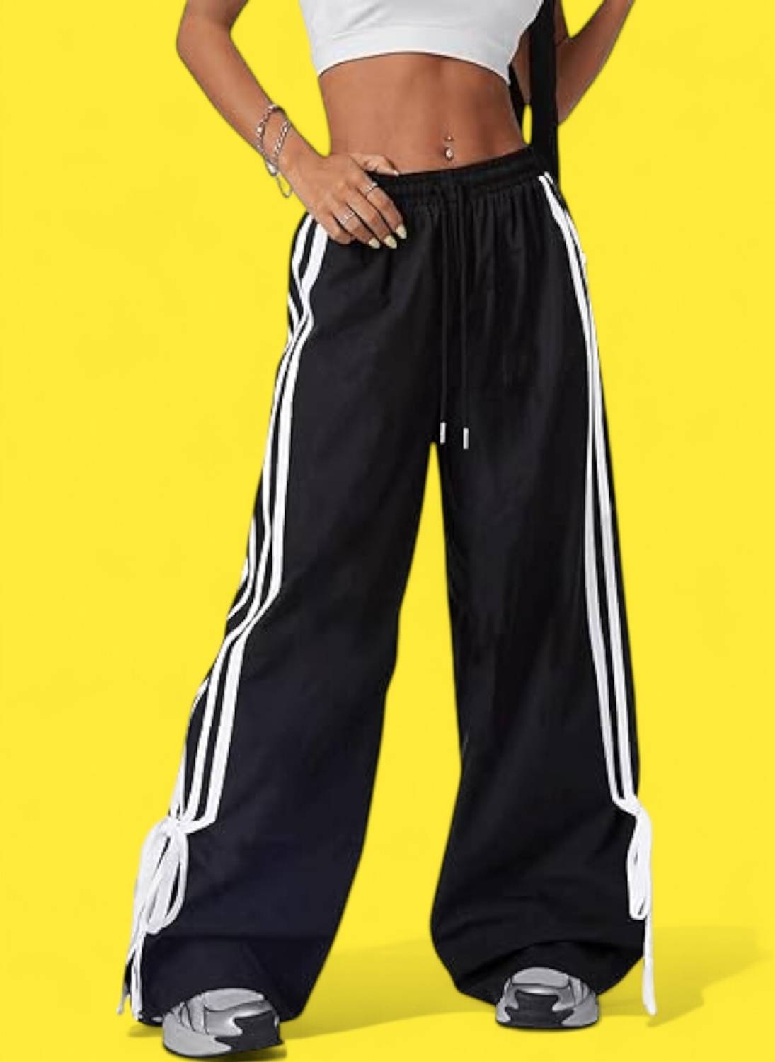 SQEW Solid Women Black Track Pants - Buy SQEW Solid Women Black