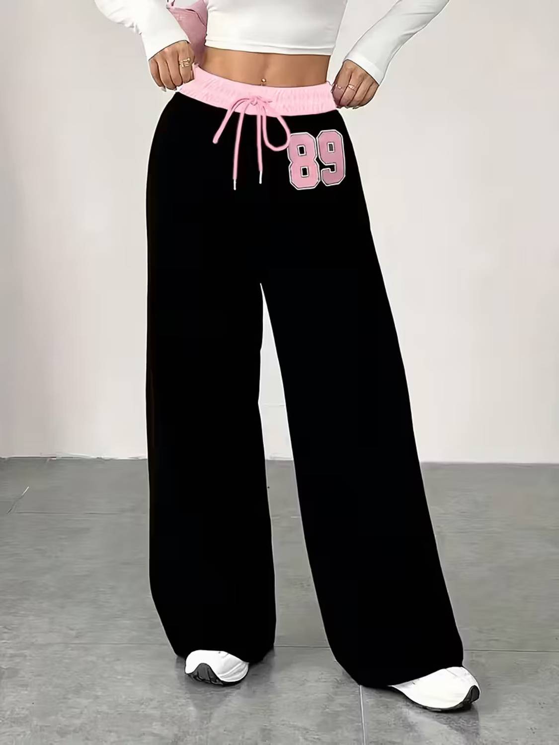 Clothmaster Printed Women Black Track Pants - Image 3