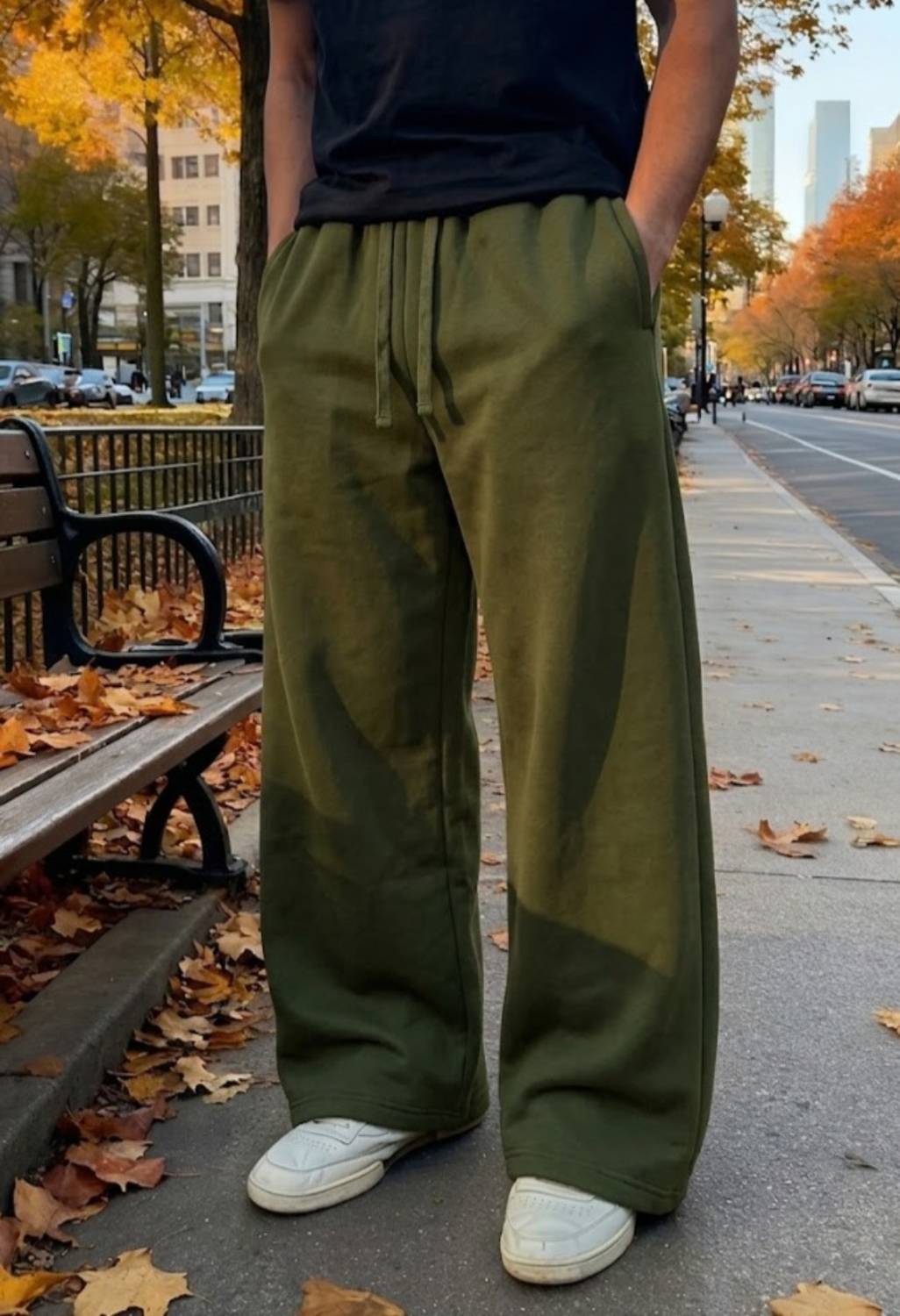 Dockstreet Men Green Track Pants - Image 1