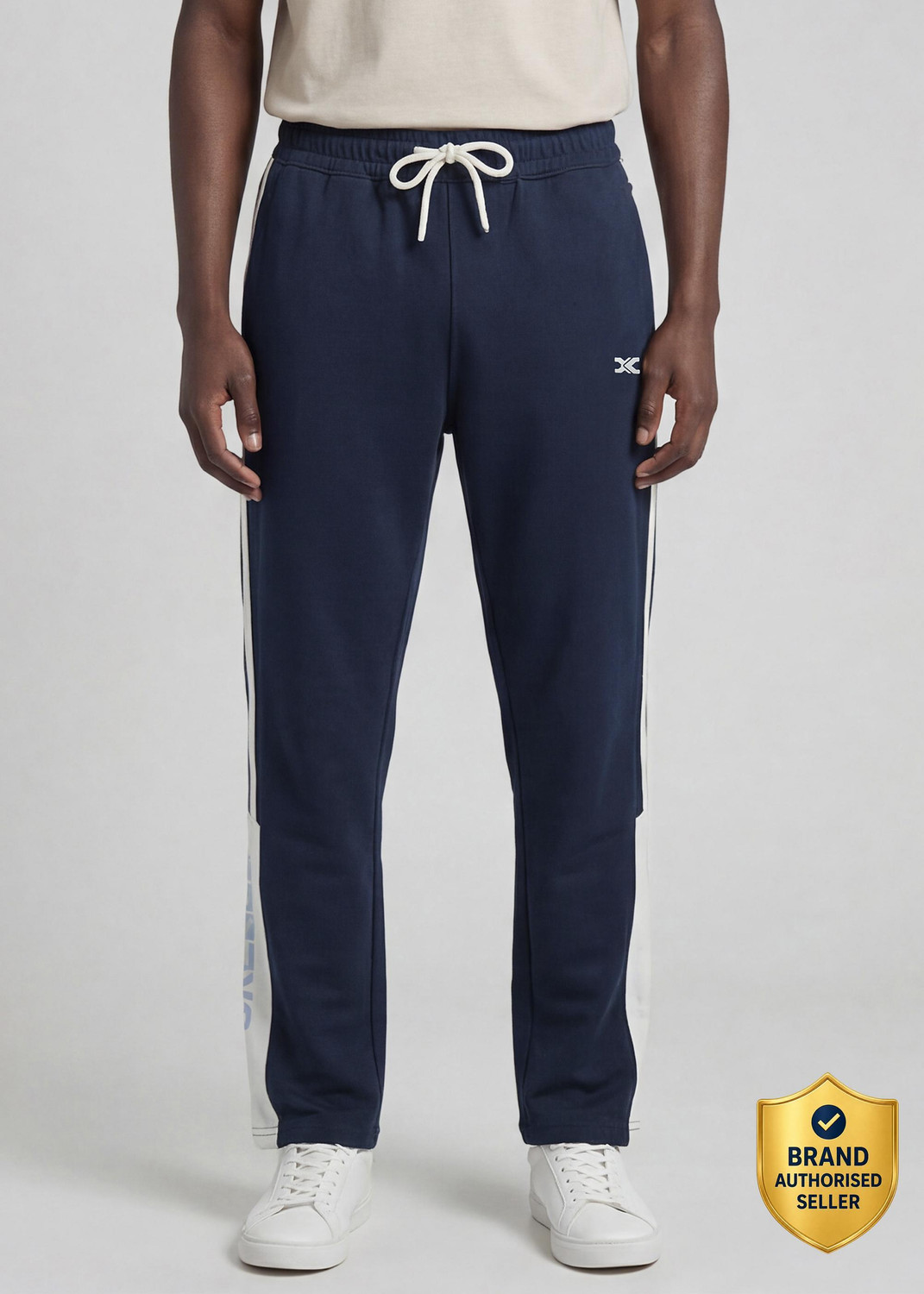 Image of KILLER Colorblock Men Dark Blue Track Pants