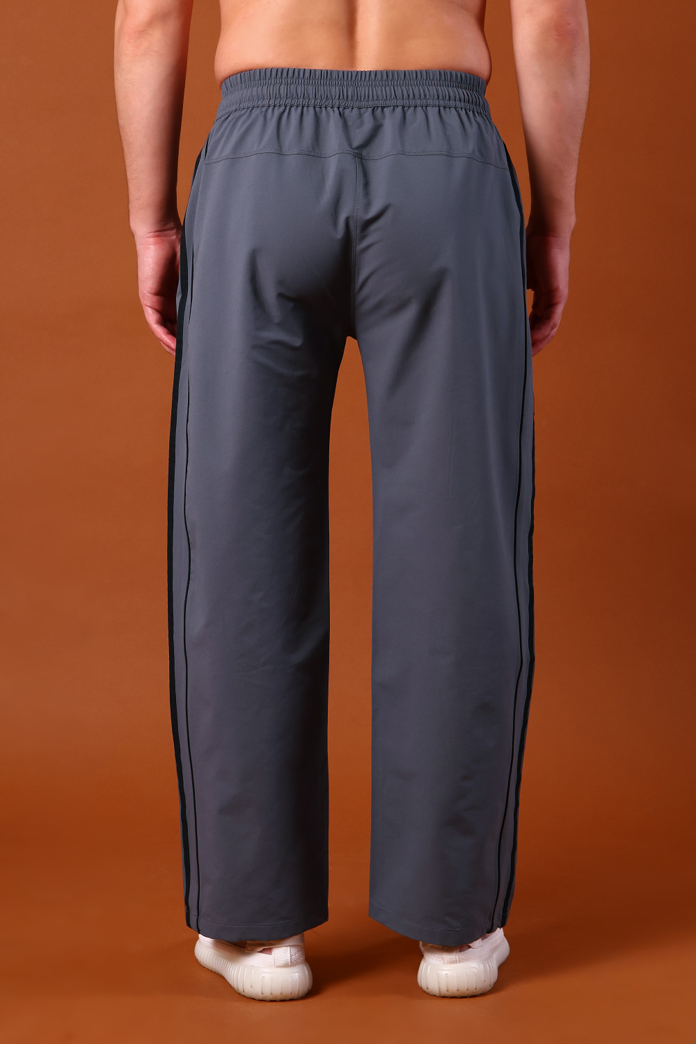 Image of COISTICH Men Striped Grey Track Pants