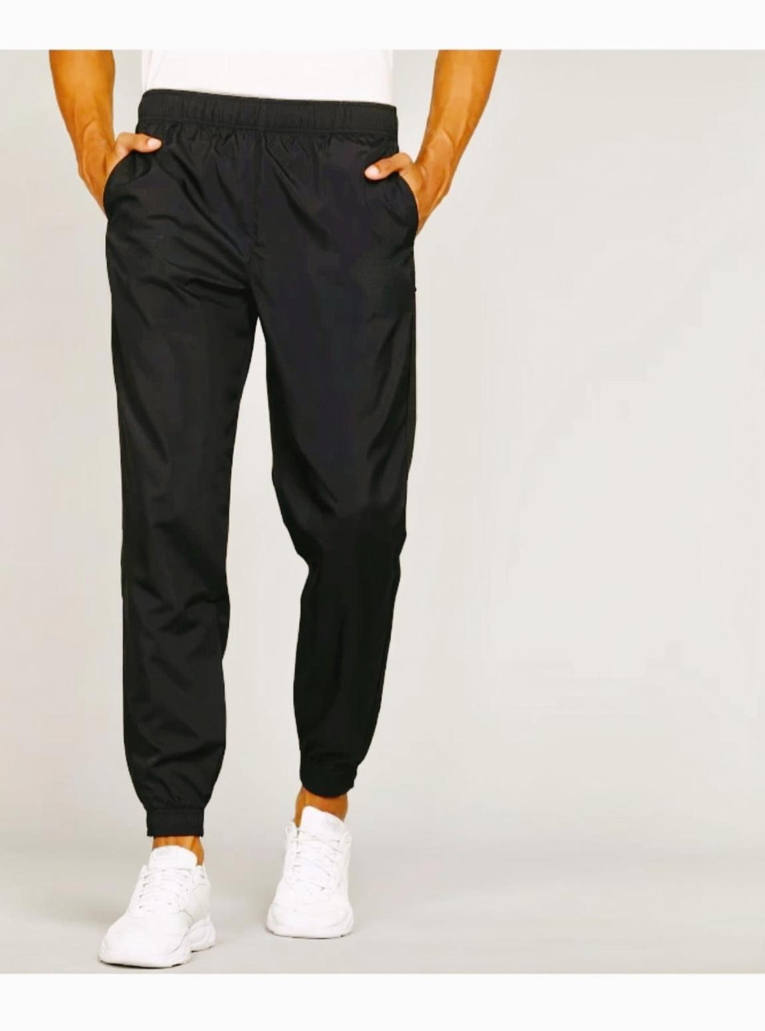 Image of UARBN Solid Men & Women Black Track Pants