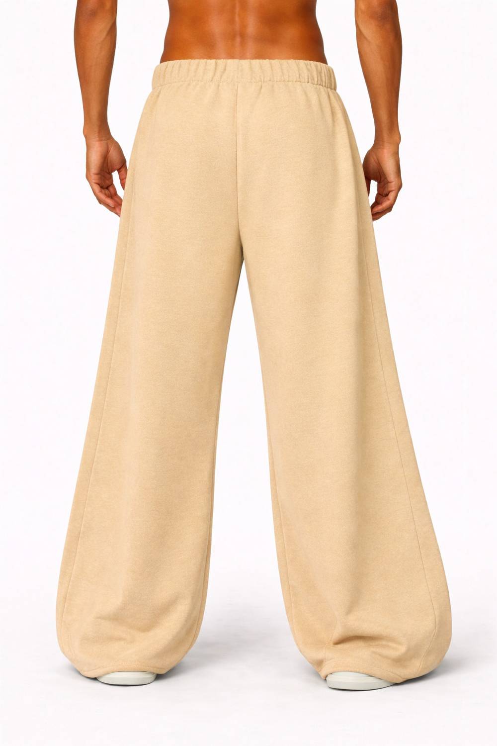 JUGULAR Solid Men Beige Track Pants - Image 2