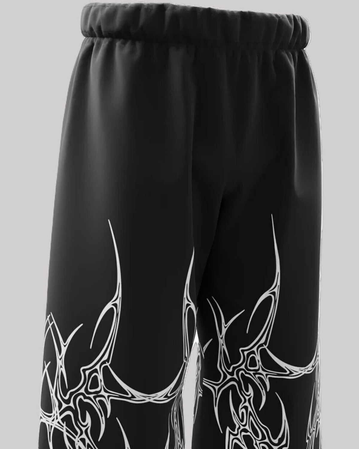 Image of ZEN1FASHION Printed Men Black Track Pants