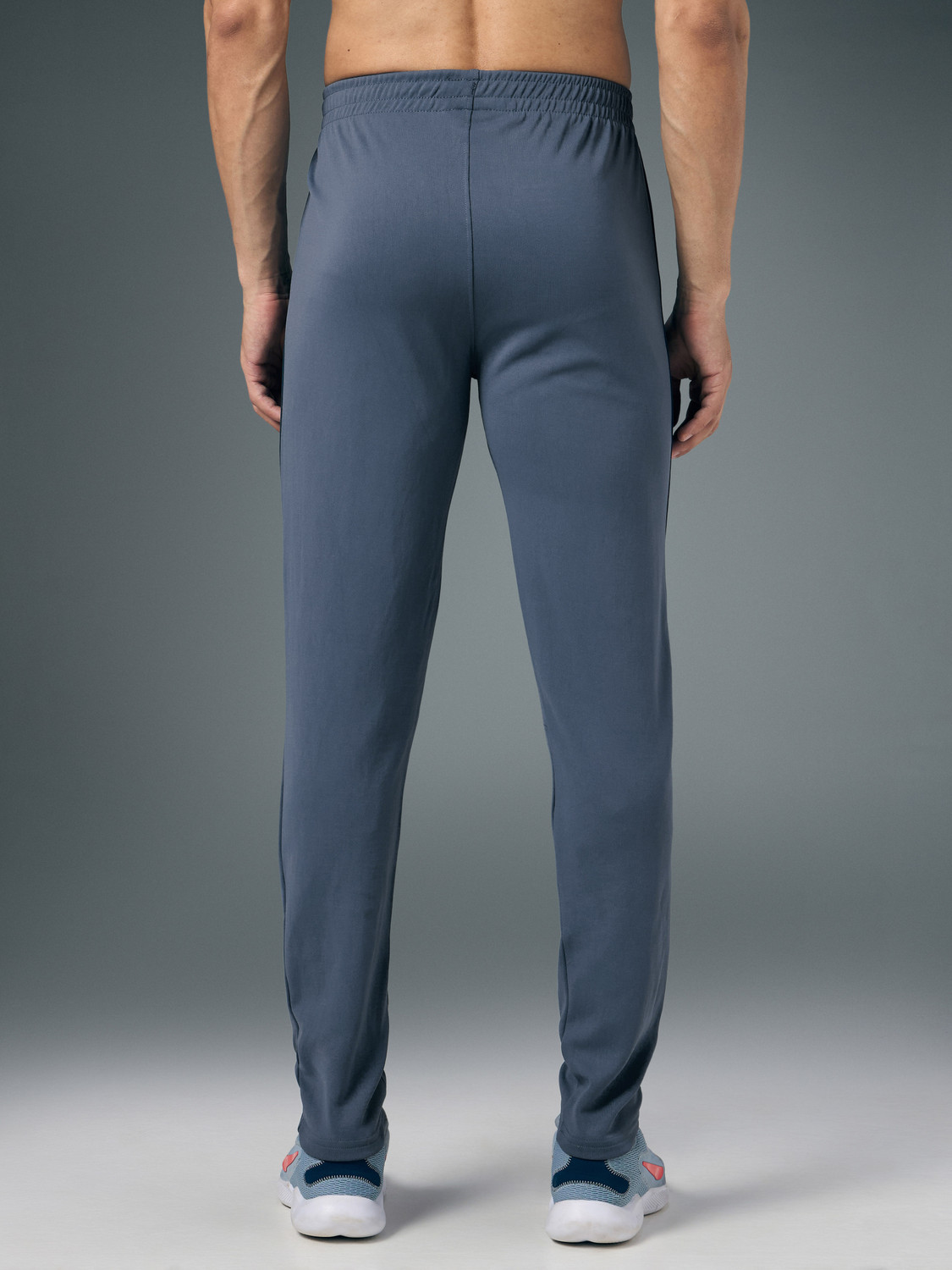 Image of TECHNOSPORT Colorblock Men Light Blue Track Pants