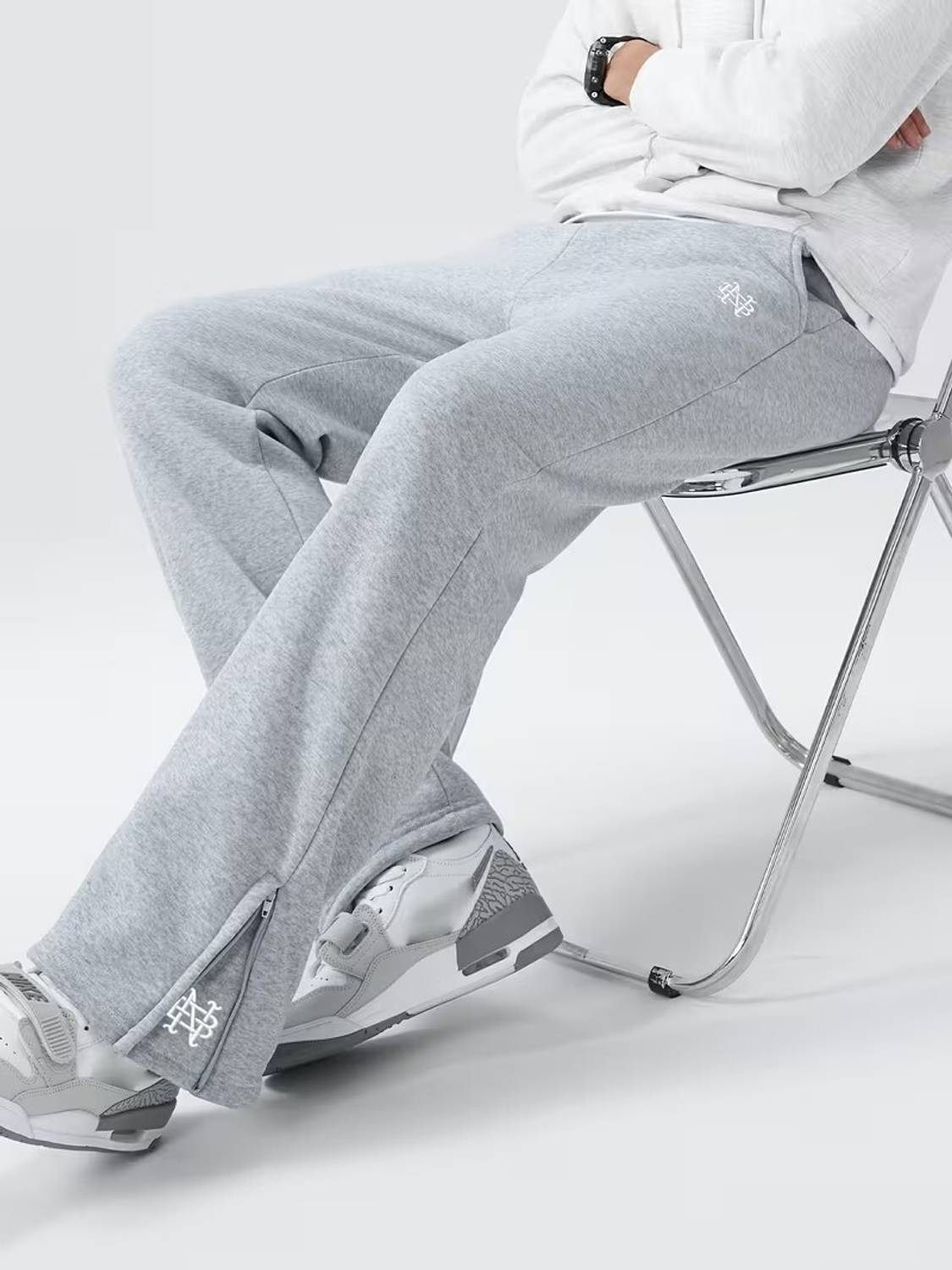 METRONAUT Men Grey Track Pants