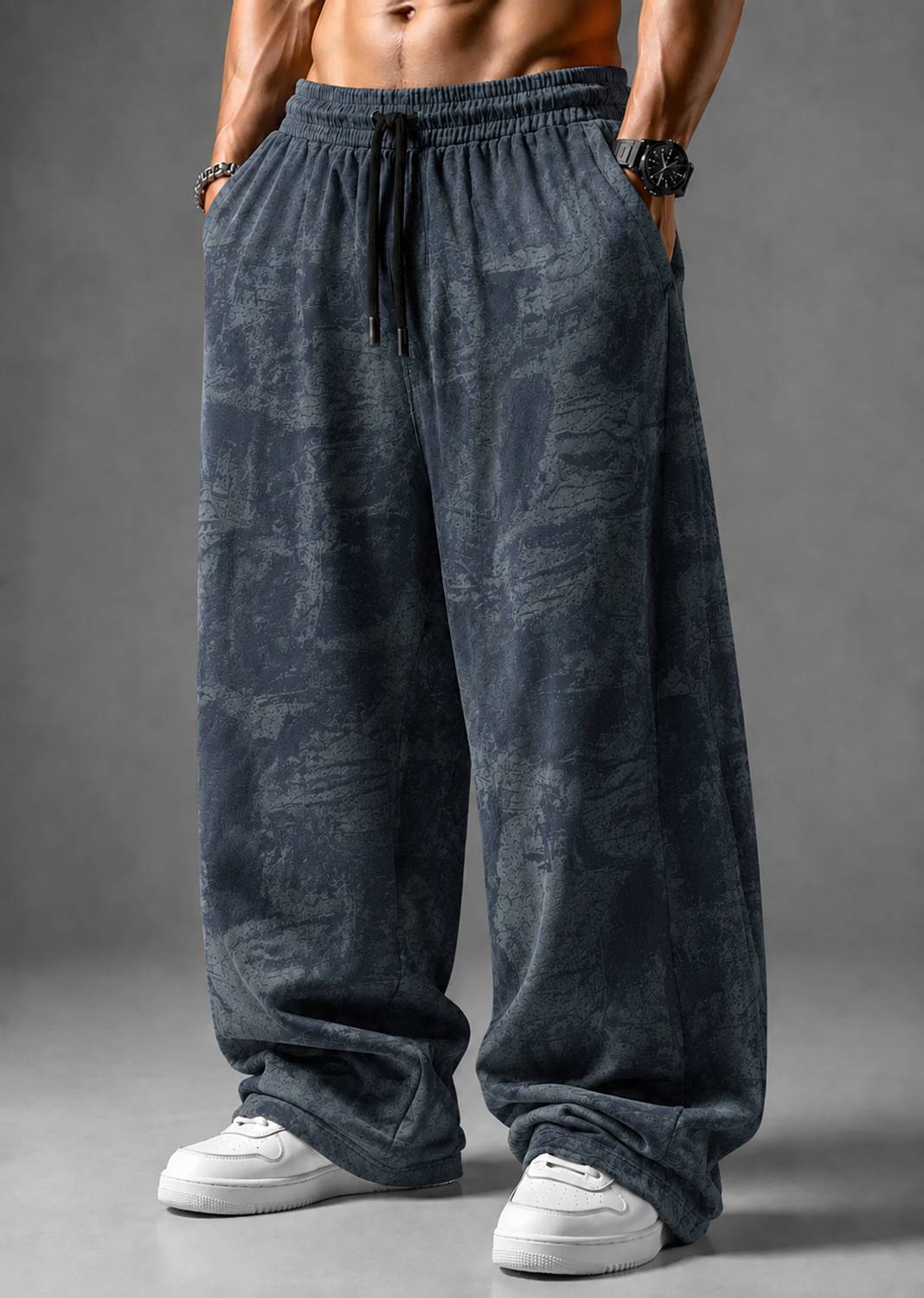 RPIRT Men Blue Track Pants