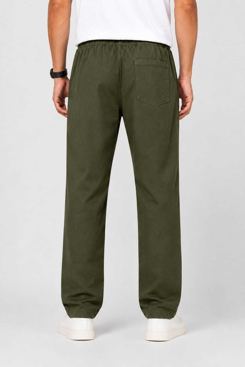Image of ZULX Solid Men Olive Track Pants