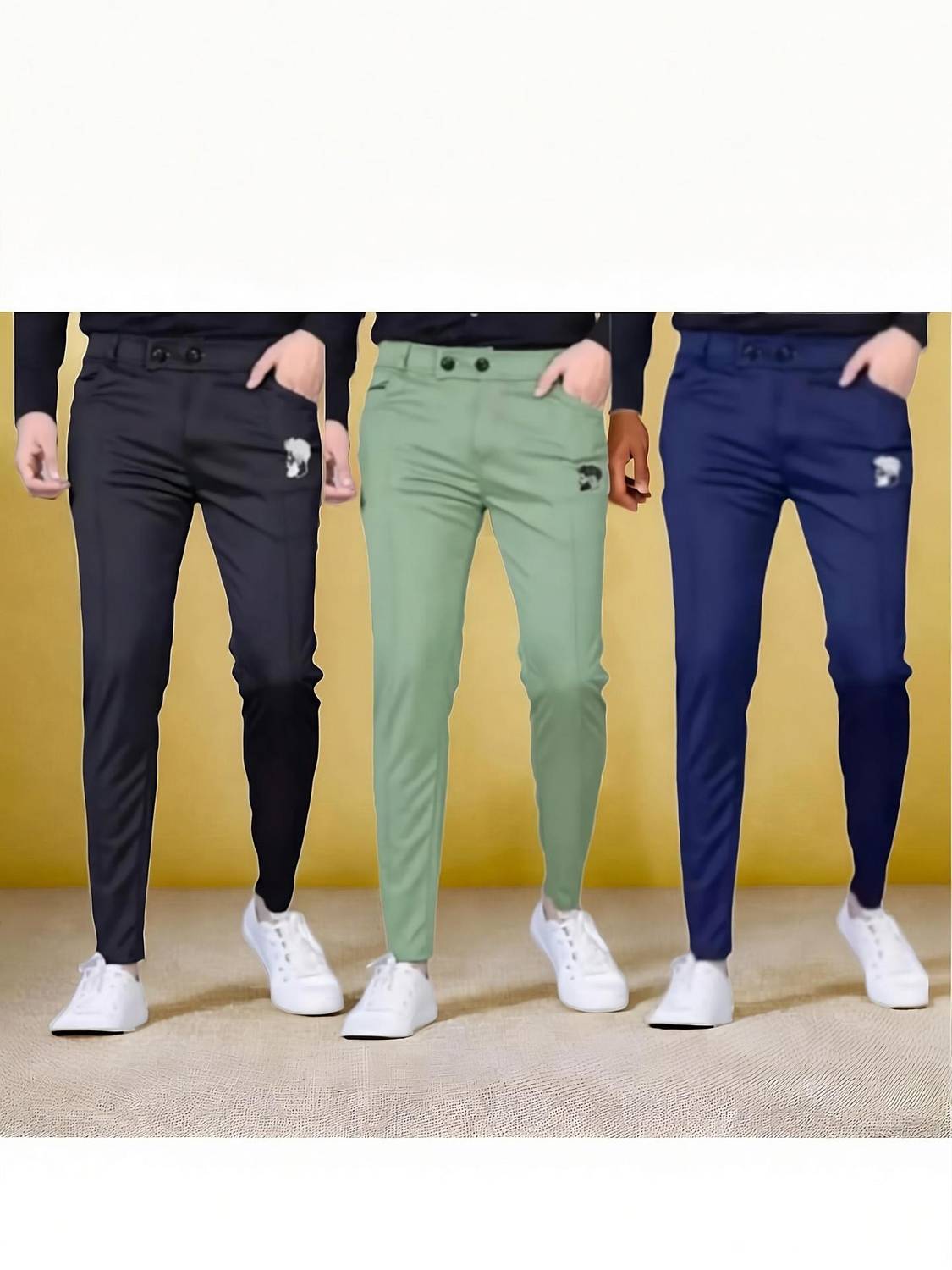 Krishna fashion Solid Men Multicolor Track Pants
