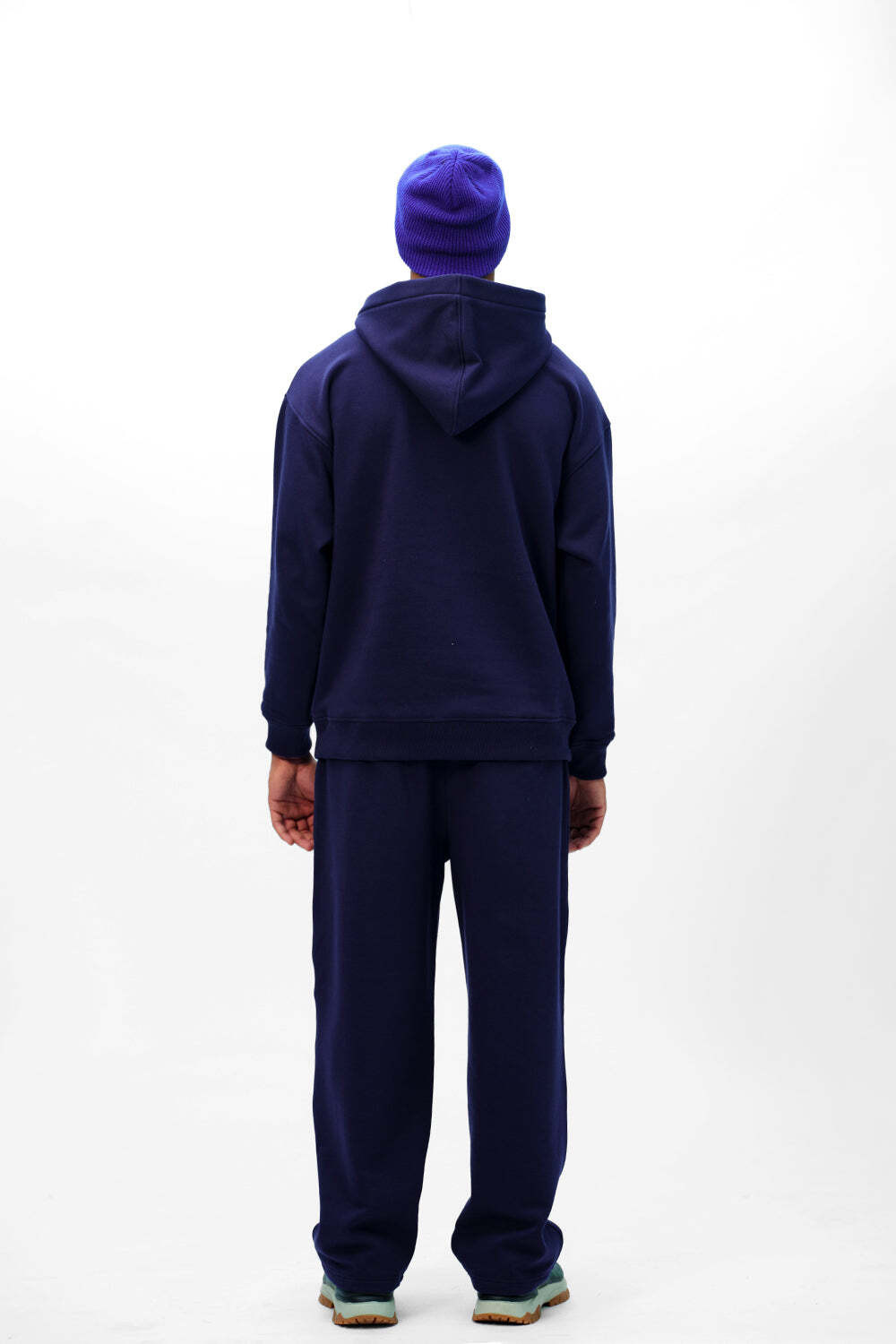 Image of Bonkers Corner Solid Men Blue Track Pants () Solid Men Blue Track Pants