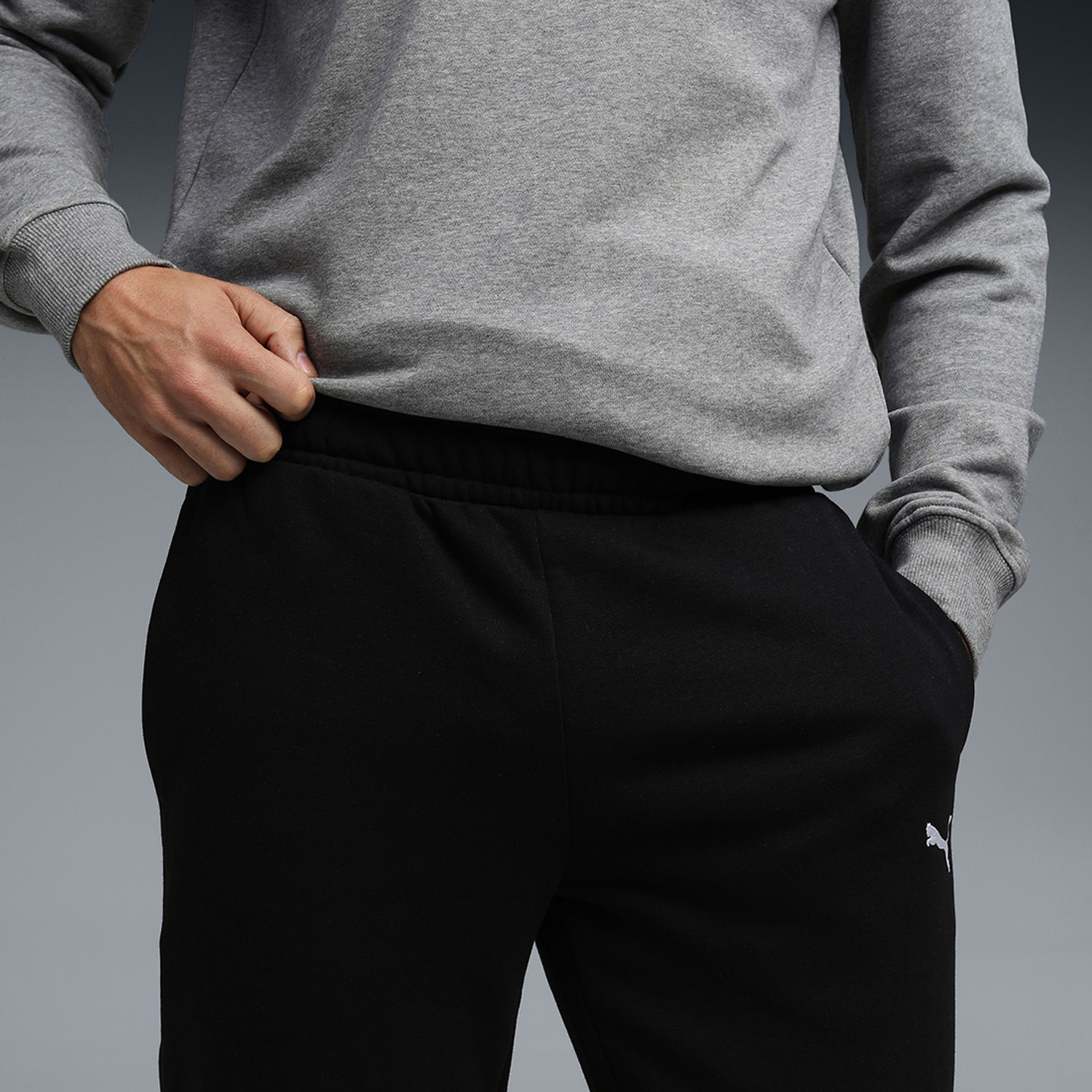 Image of PUMA Printed Men Black Track Pants