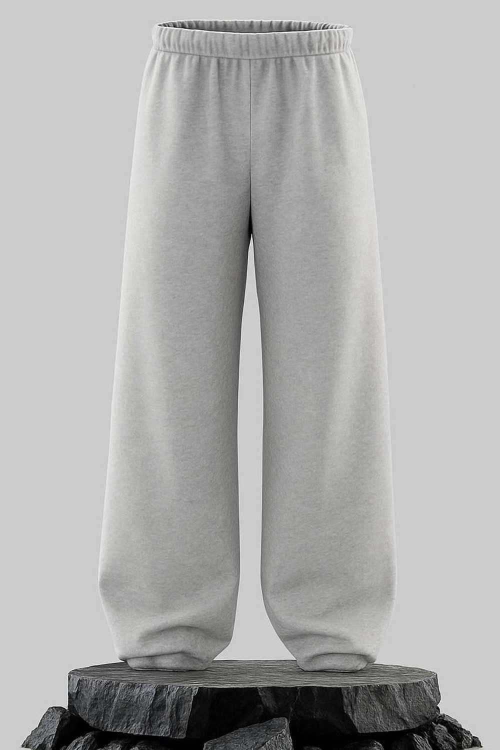 Image of MOD YOUNG Printed Men Grey Track Pants