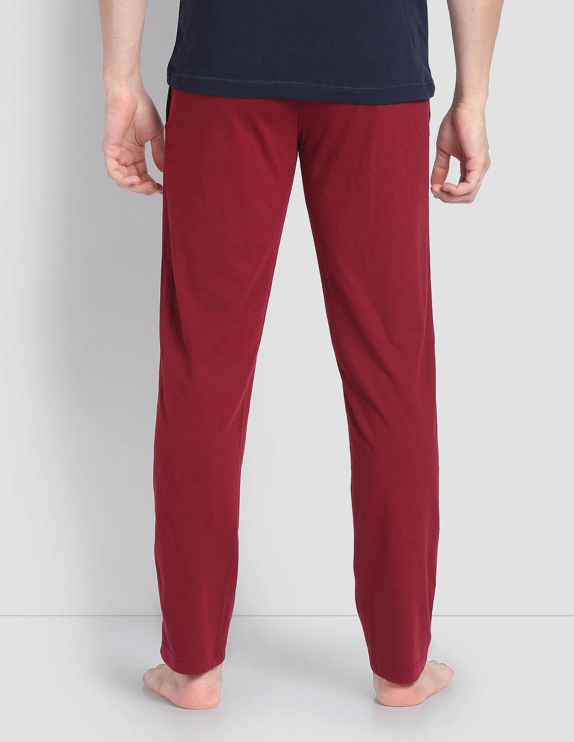 Image of U.S. POLO ASSN. Men Solid Red Track Pants