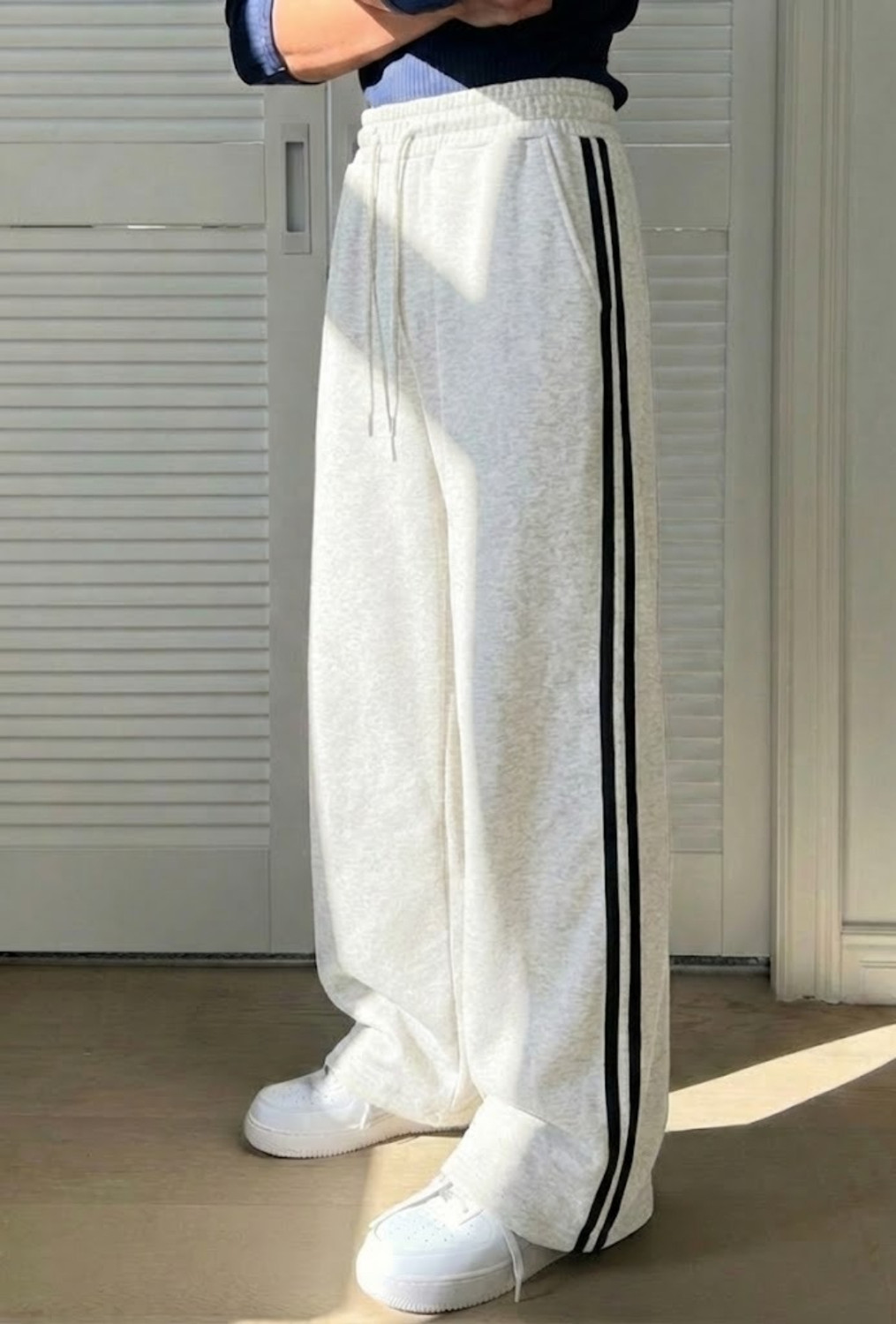Image of Dockstreet Solid Men White Track Pants