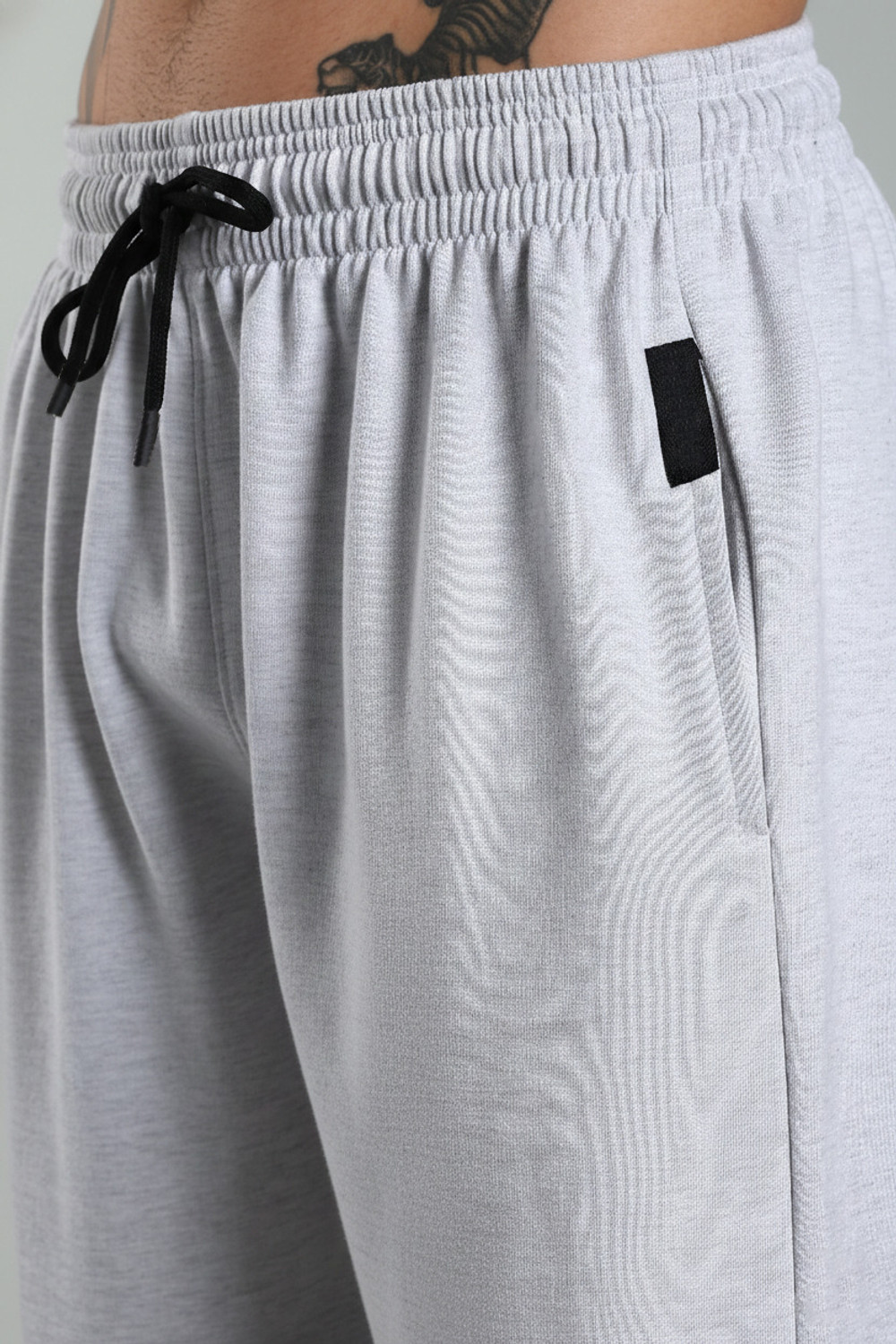 Image of POSU TRENDZ Men Solid Grey Track Pants