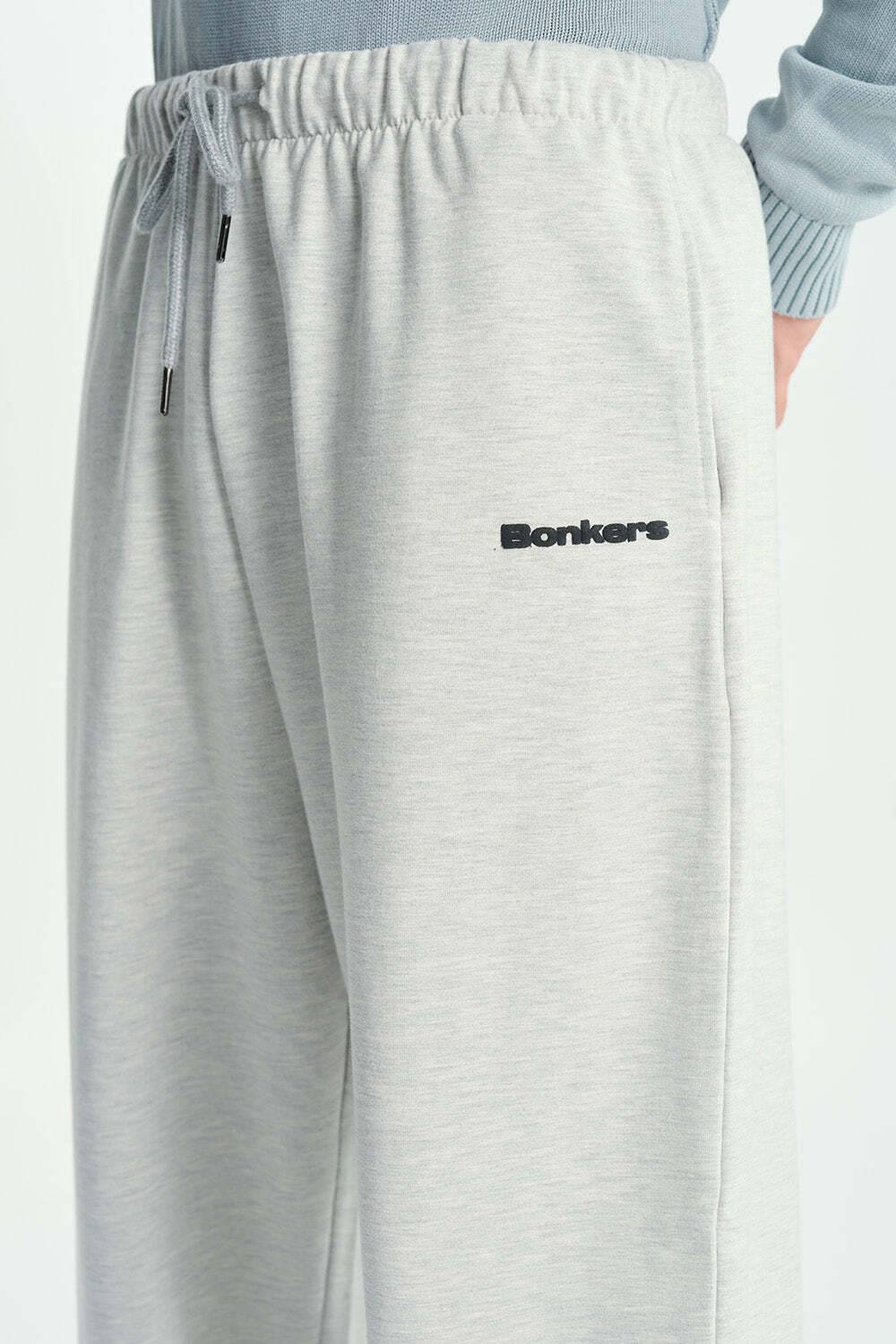 Bonkers Corner Self Design Men Grey Track Pants - Image 5