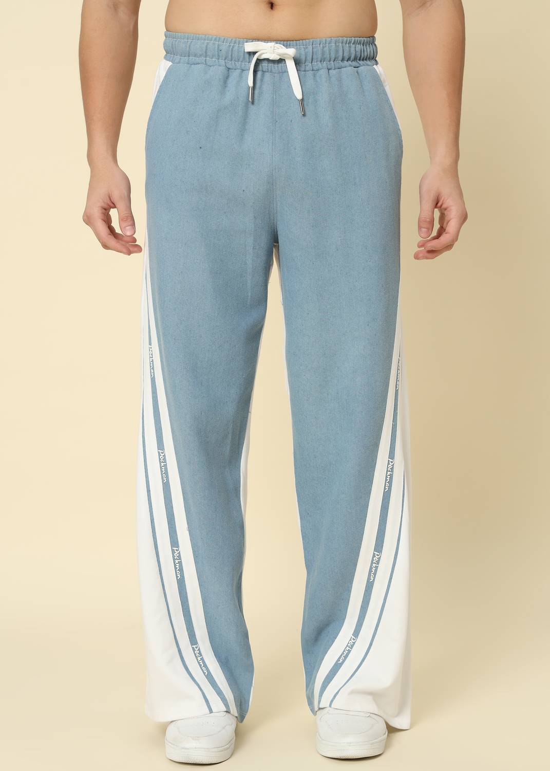 PockMAN Men White Track Pants - Image 4