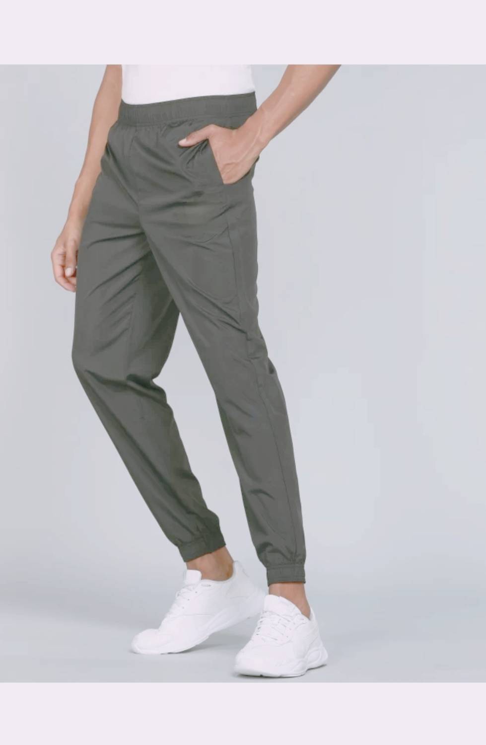 UBRN Grey Track Pants for Men & Women - Image 3