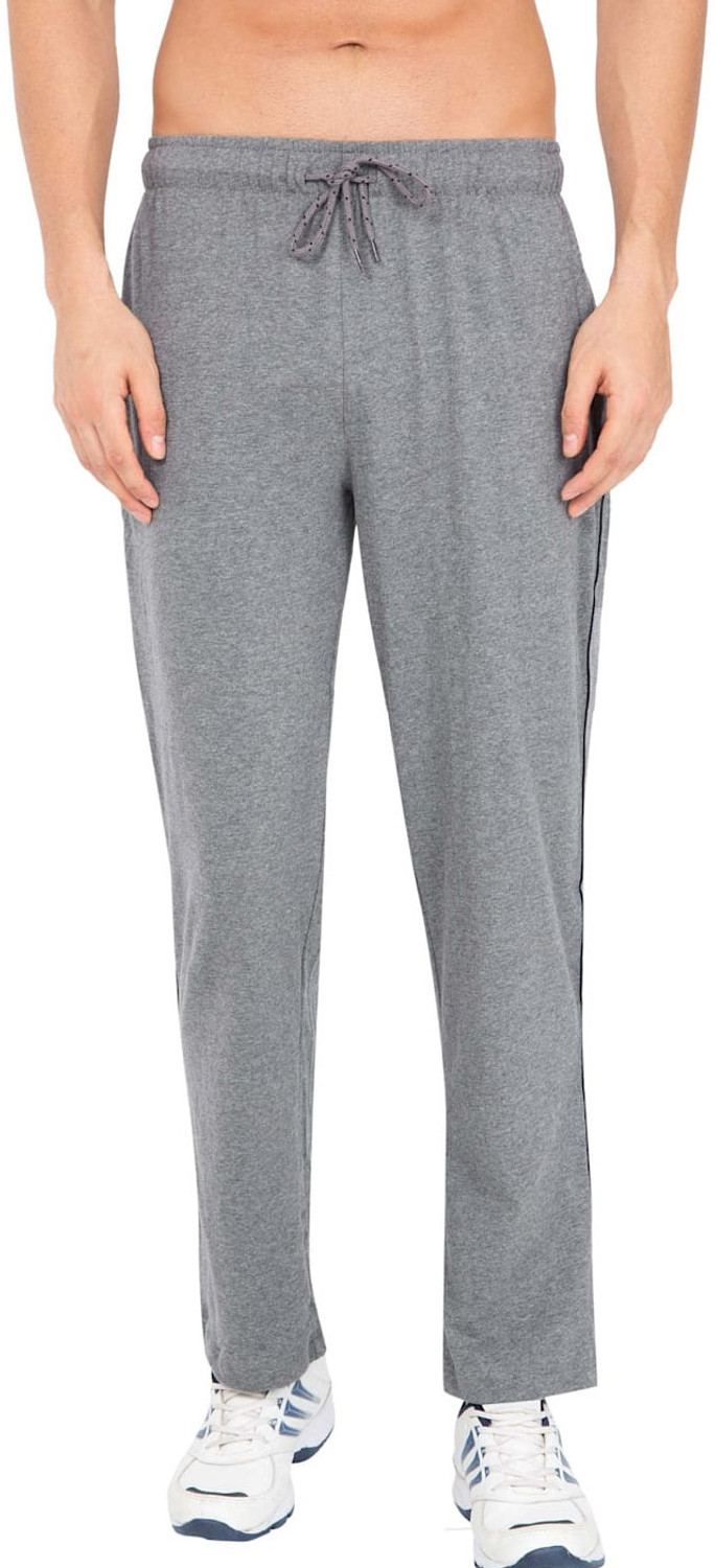 Image of JOCKEY Solid Men Grey Track Pants