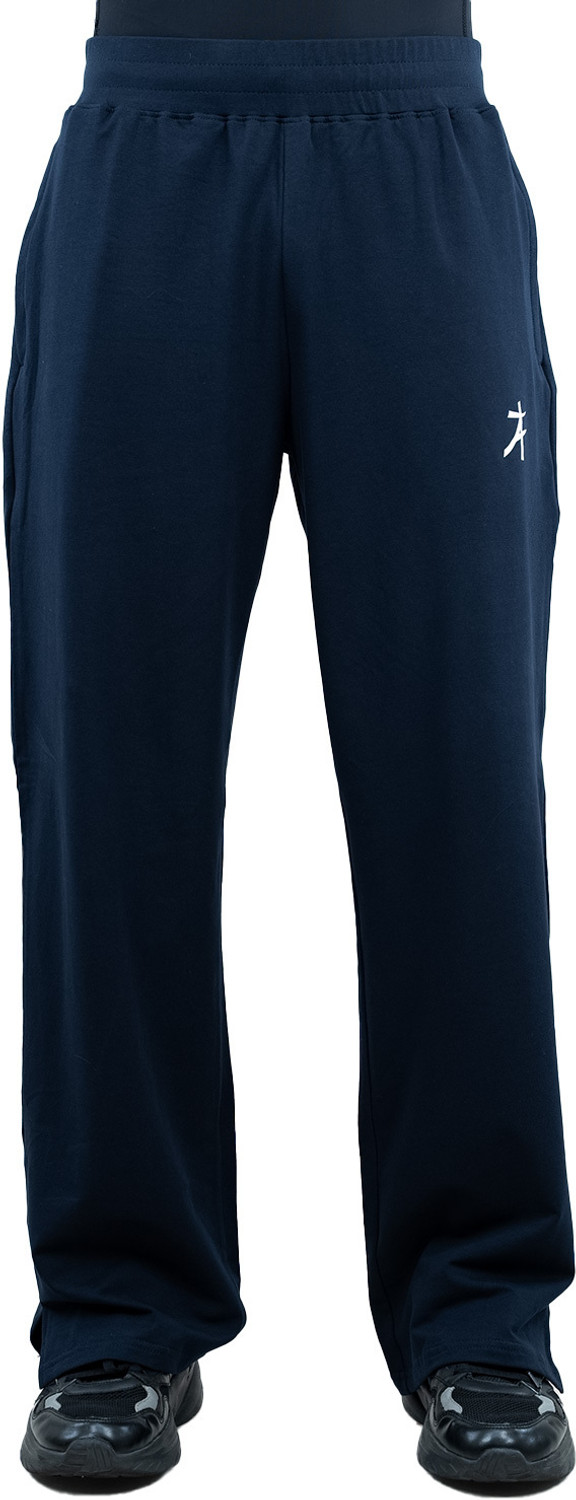 Athflex Men's Straight Fit Classic Workout Pants-Cotton-Lycra Blend for Comfort Solid Men Light Blue Track Pants