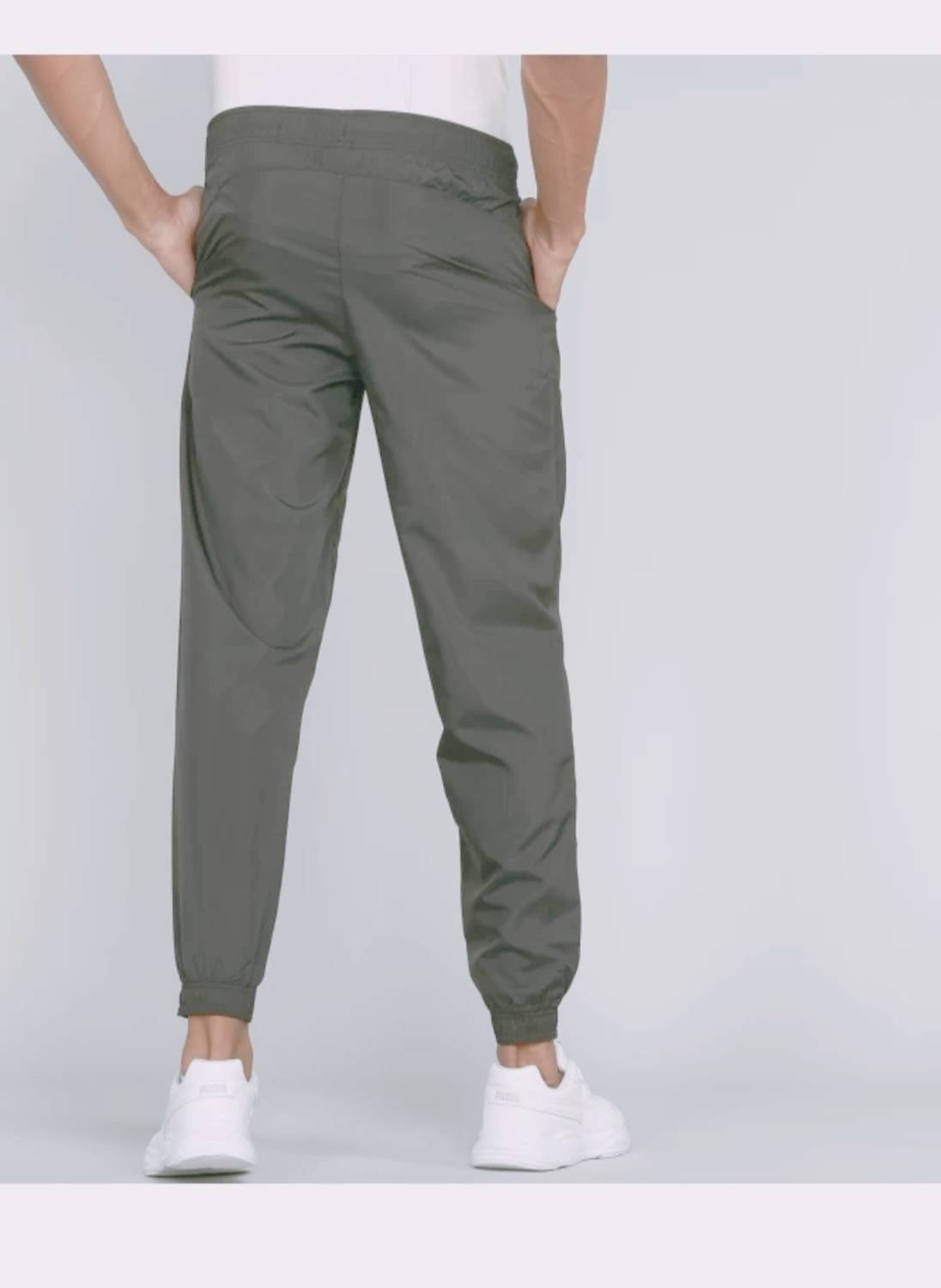 UBRN Grey Track Pants for Men & Women - Image 2
